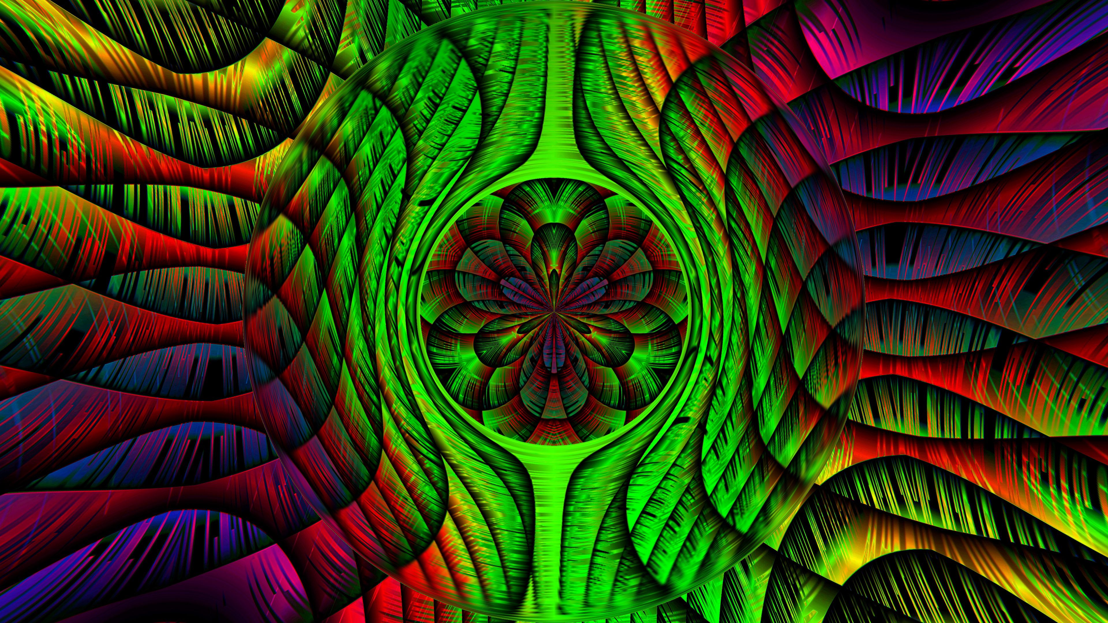 intricate, confused, abstract, multicolored, motley, pattern, fractal
