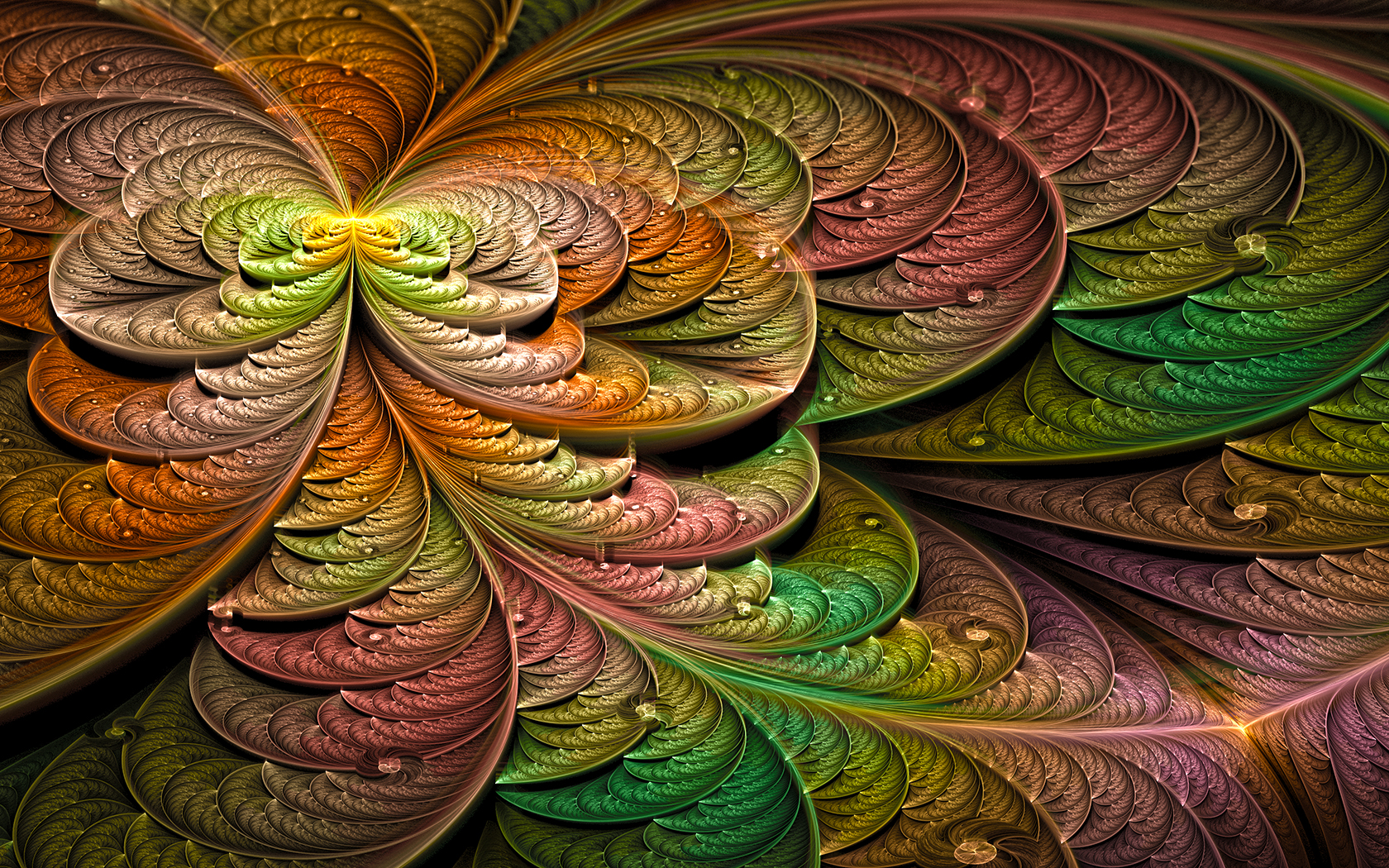 Download mobile wallpaper Fractal, Abstract for free.