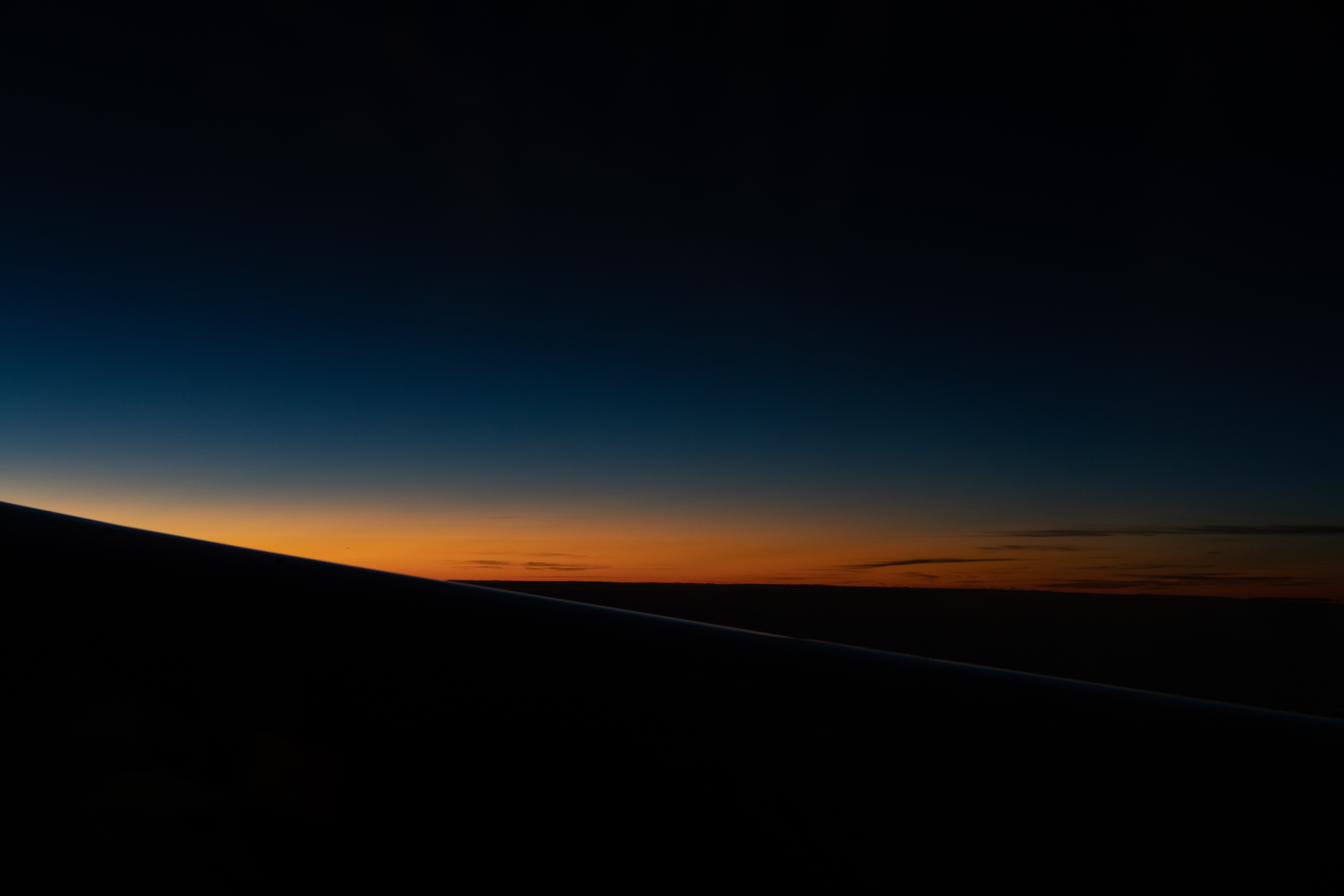 night, sunset, sky, horizon, dark Desktop Wallpaper