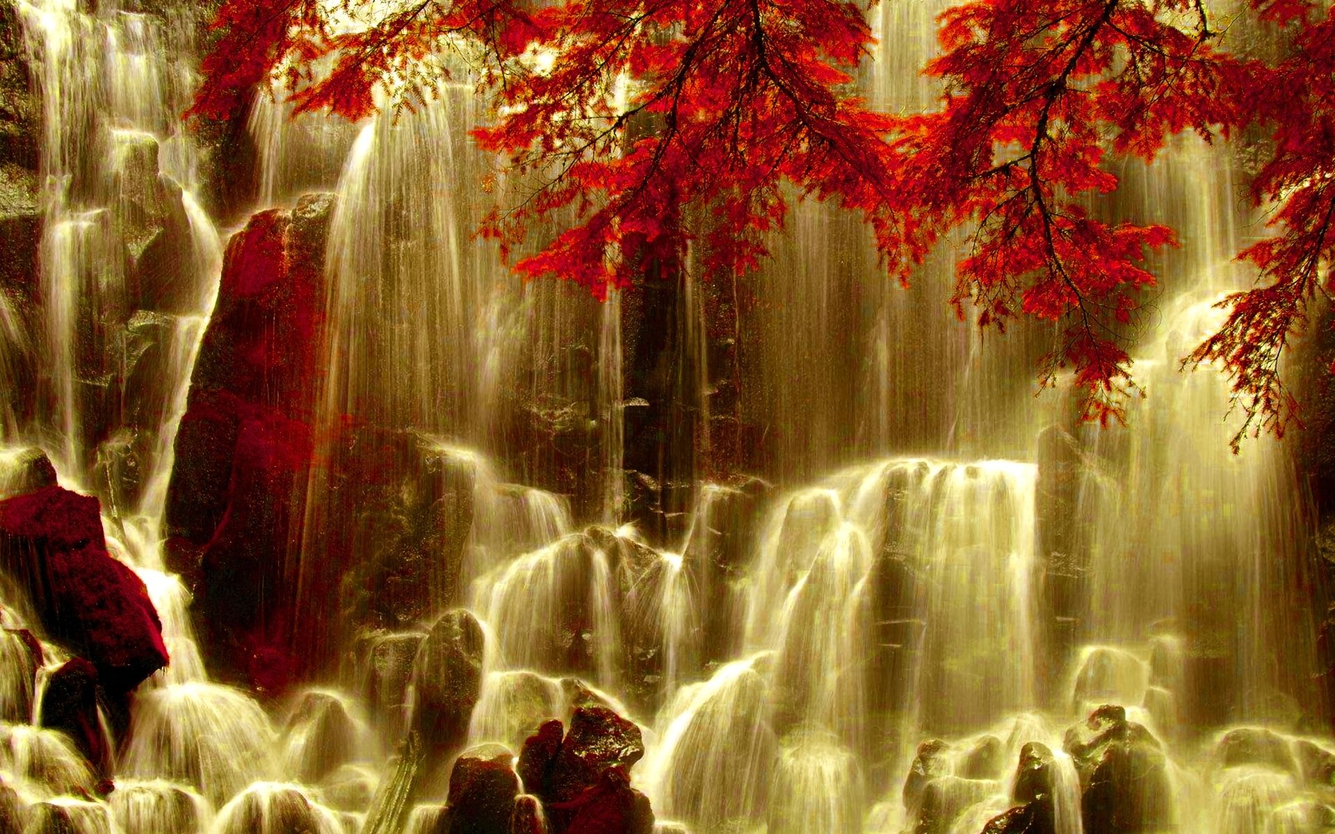 Download mobile wallpaper Waterfalls, Waterfall, Fall, Earth for free.