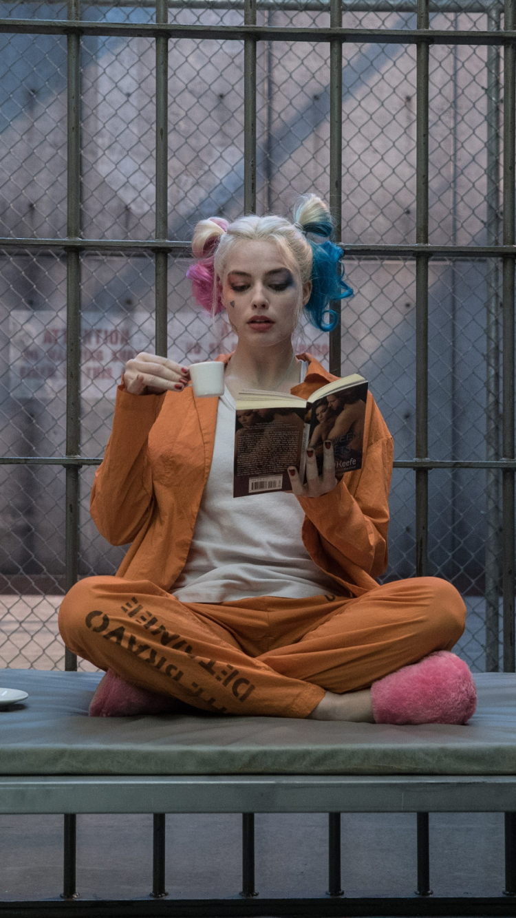 Handy-Wallpaper Filme, Harley Quinn, Gefängnis, The Suicide Squad, Margot Robbie kostenlos herunterladen.