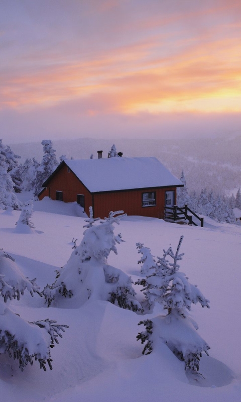 Скачать картинку Зима, Снег, Швеция, Фотографии в телефон бесплатно.