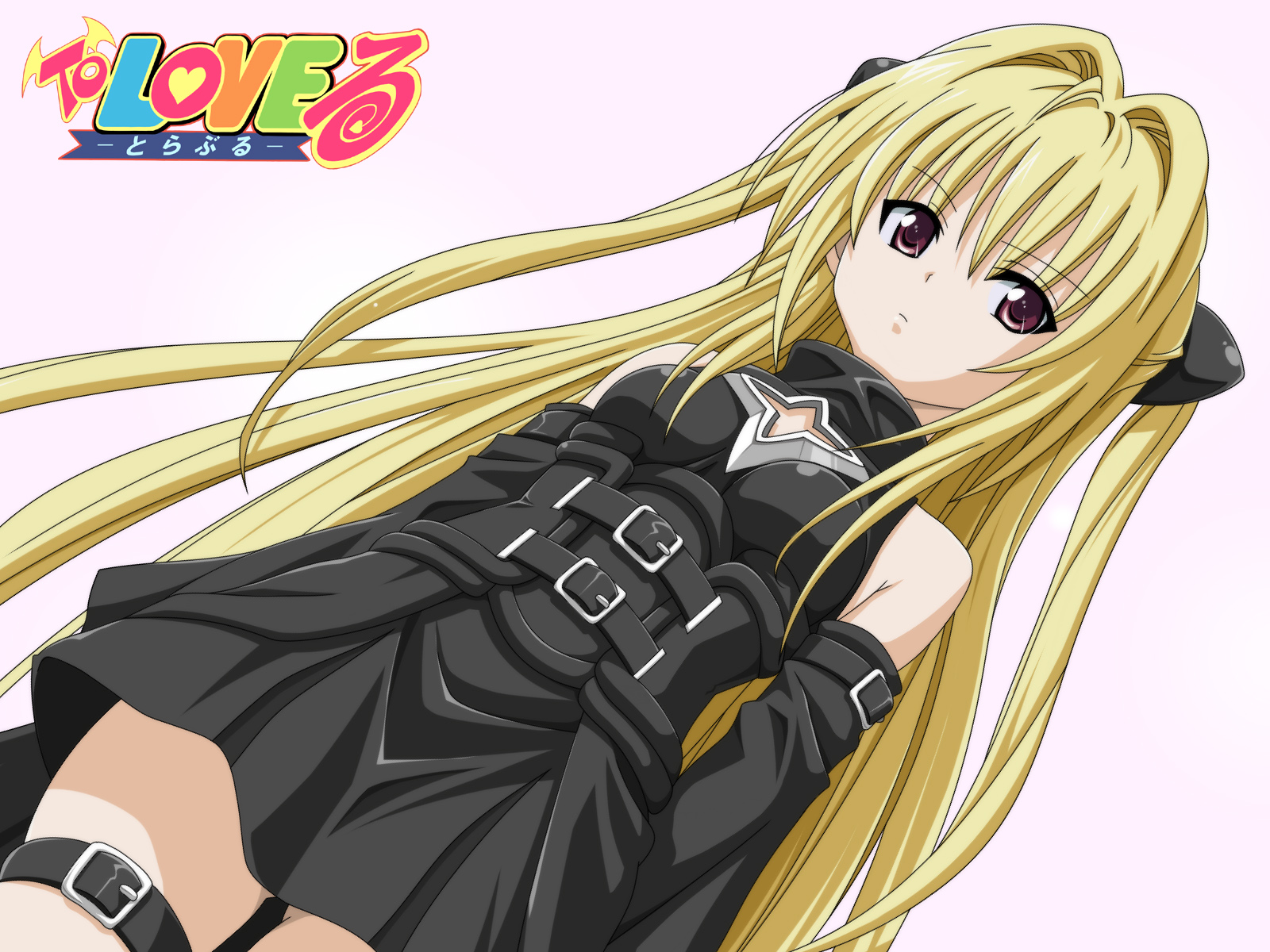 Download mobile wallpaper Anime, Blonde, Red Eyes, Long Hair, Golden Darkness, To Love Ru for free.