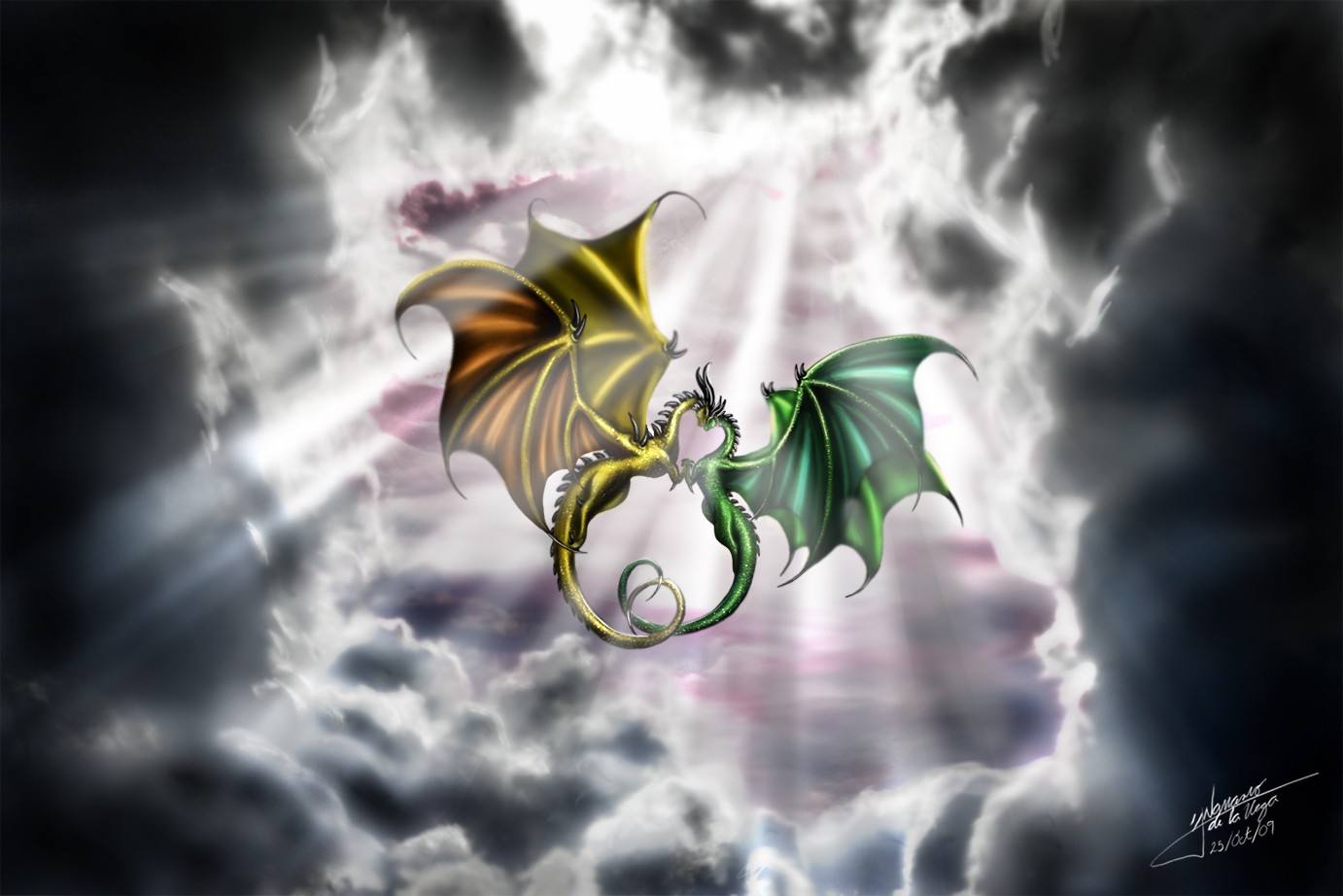 Free download wallpaper Fantasy, Dragon on your PC desktop