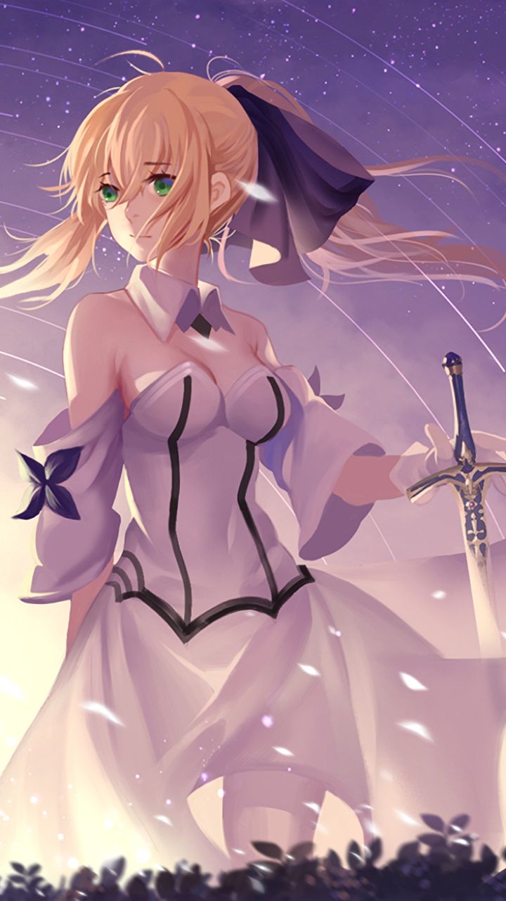 Handy-Wallpaper Animes, Säbel (Fate Serie), Säbel Lilie, Fate/grand Order, Schicksalsserie kostenlos herunterladen.