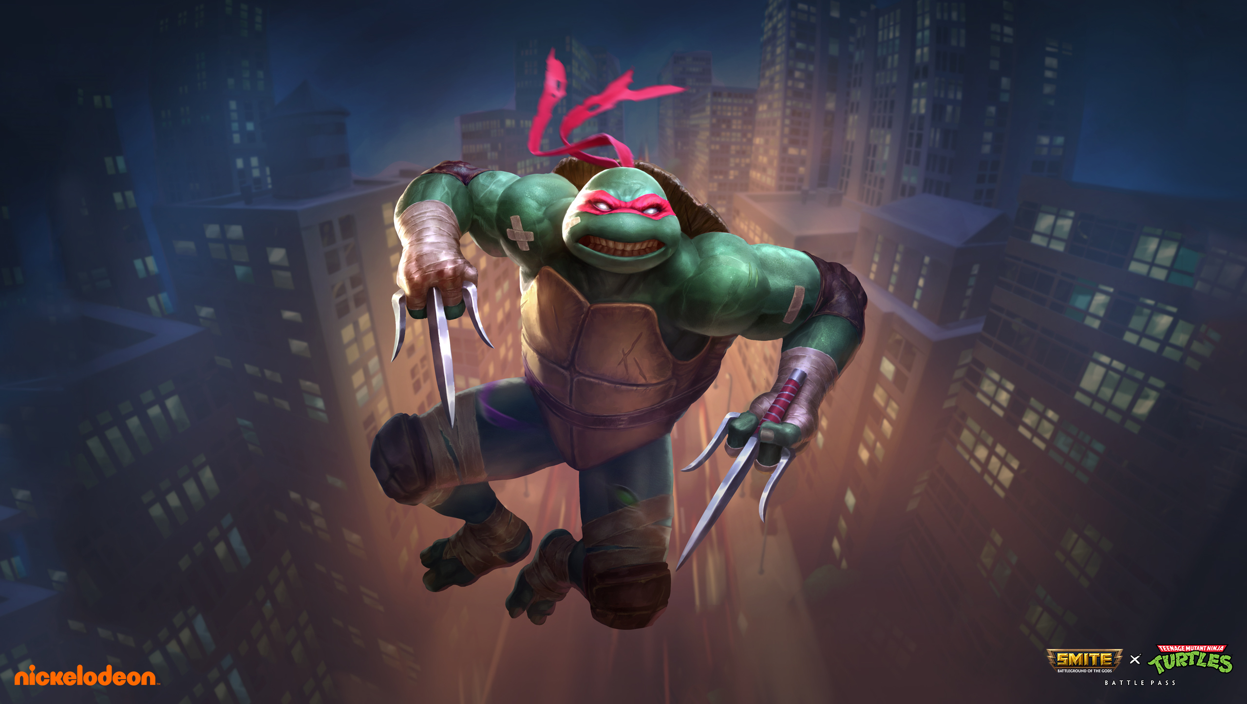 Download mobile wallpaper Video Game, Raphael (Tmnt), Smite for free.