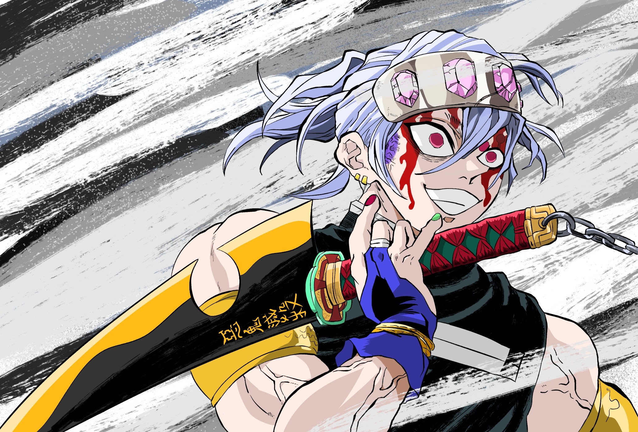 Download mobile wallpaper Anime, Demon Slayer: Kimetsu No Yaiba, Tengen Uzui for free.