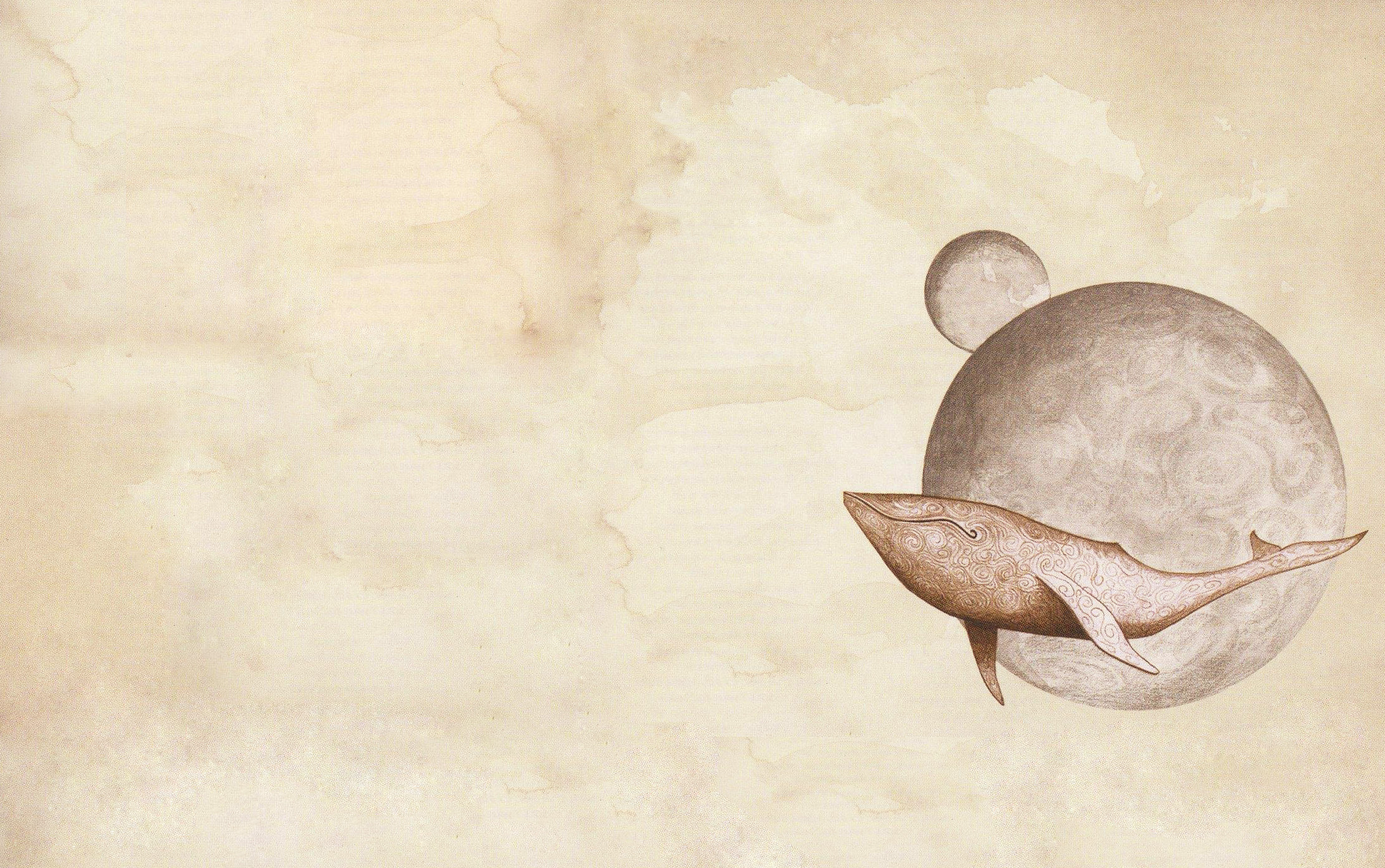 Téléchargez des papiers peints mobile Baleine, Animaux Fantastiques, Fantaisie gratuitement.