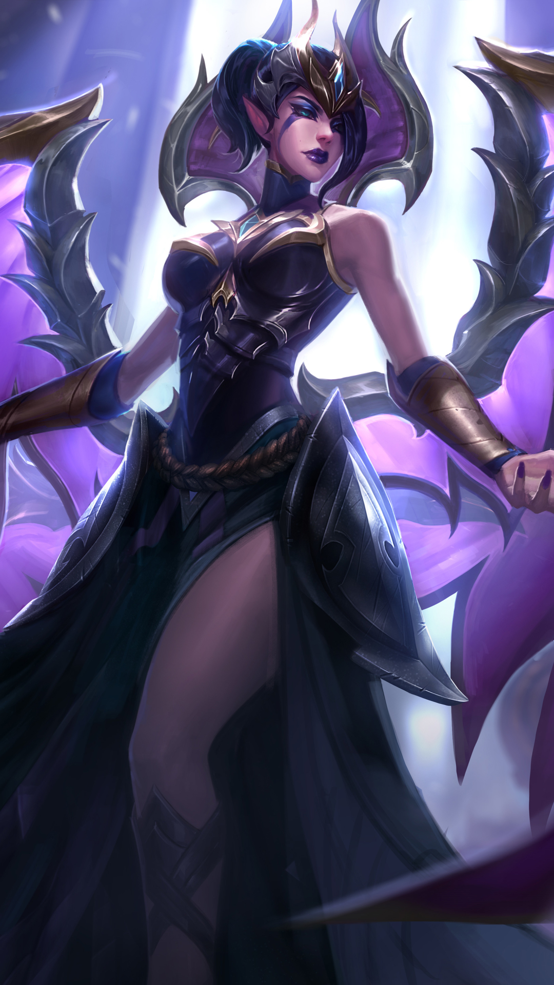 Download mobile wallpaper League Of Legends, Video Game, Morgana (League Of Legends) for free.