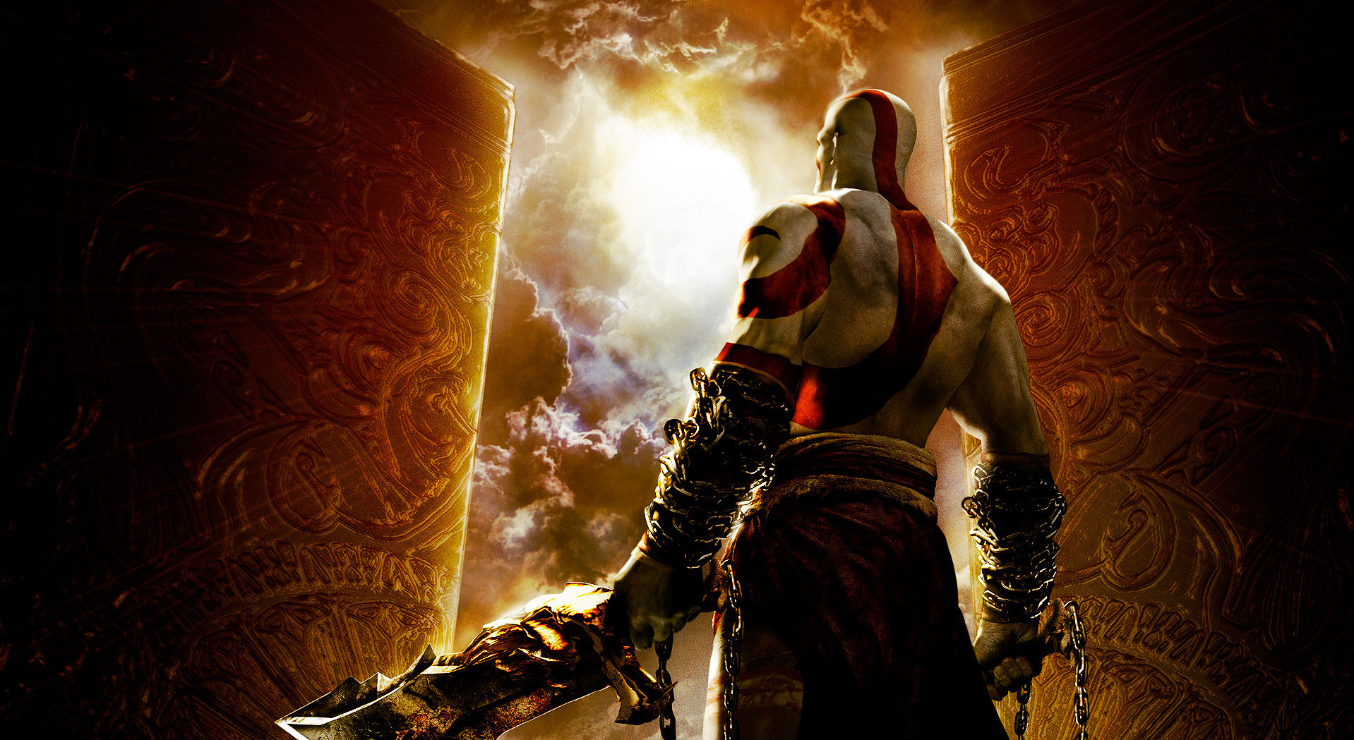 Laden Sie God Of War: Chains Of Olympus HD-Desktop-Hintergründe herunter