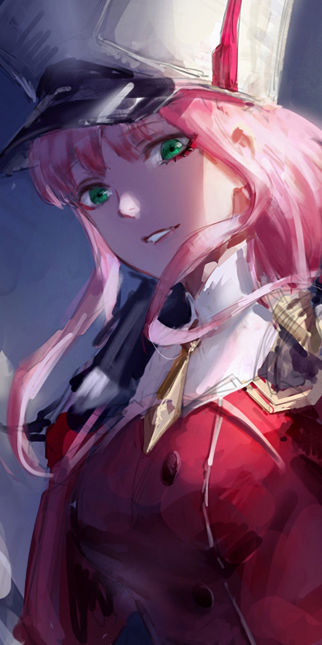 Téléchargez des papiers peints mobile Yeux Verts, Animé, Cheveux Roses, Cheveux Longs, Darling In The Franxx, Zero Two (Chéri Dans Le Franxx) gratuitement.