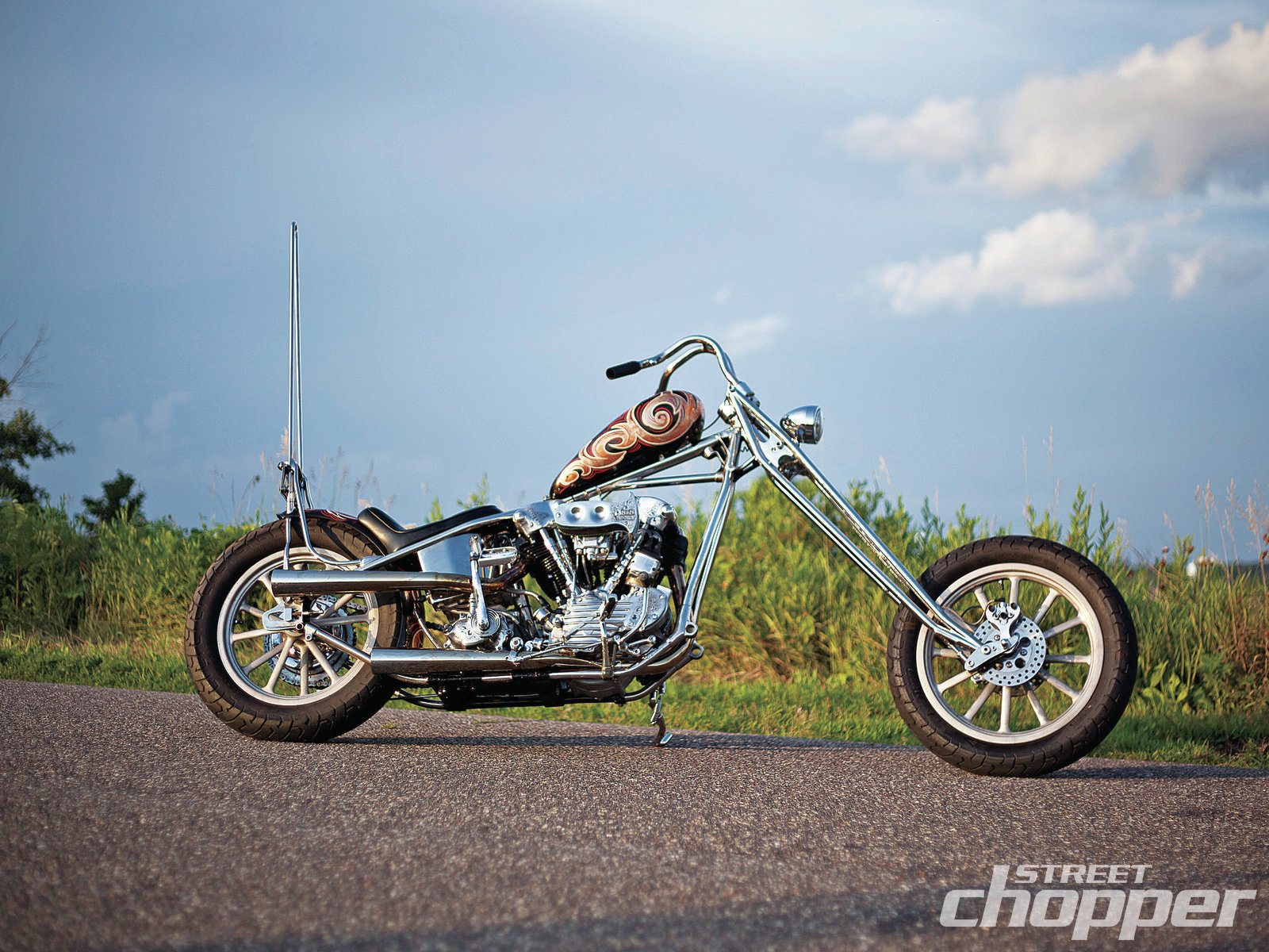 vehicles, chopper, motorcycle Image for desktop