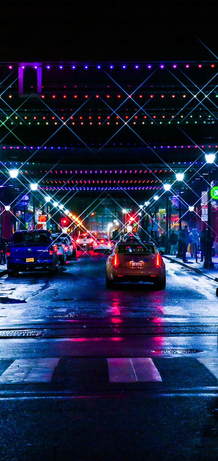 Baixar papel de parede para celular de Noite, Luz, Estrada, Leve, Feito Pelo Homem gratuito.