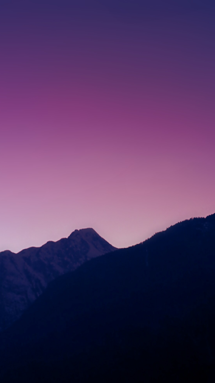 無料モバイル壁紙山, オーストリア, 地球, 紫の, 空, 山岳をダウンロードします。