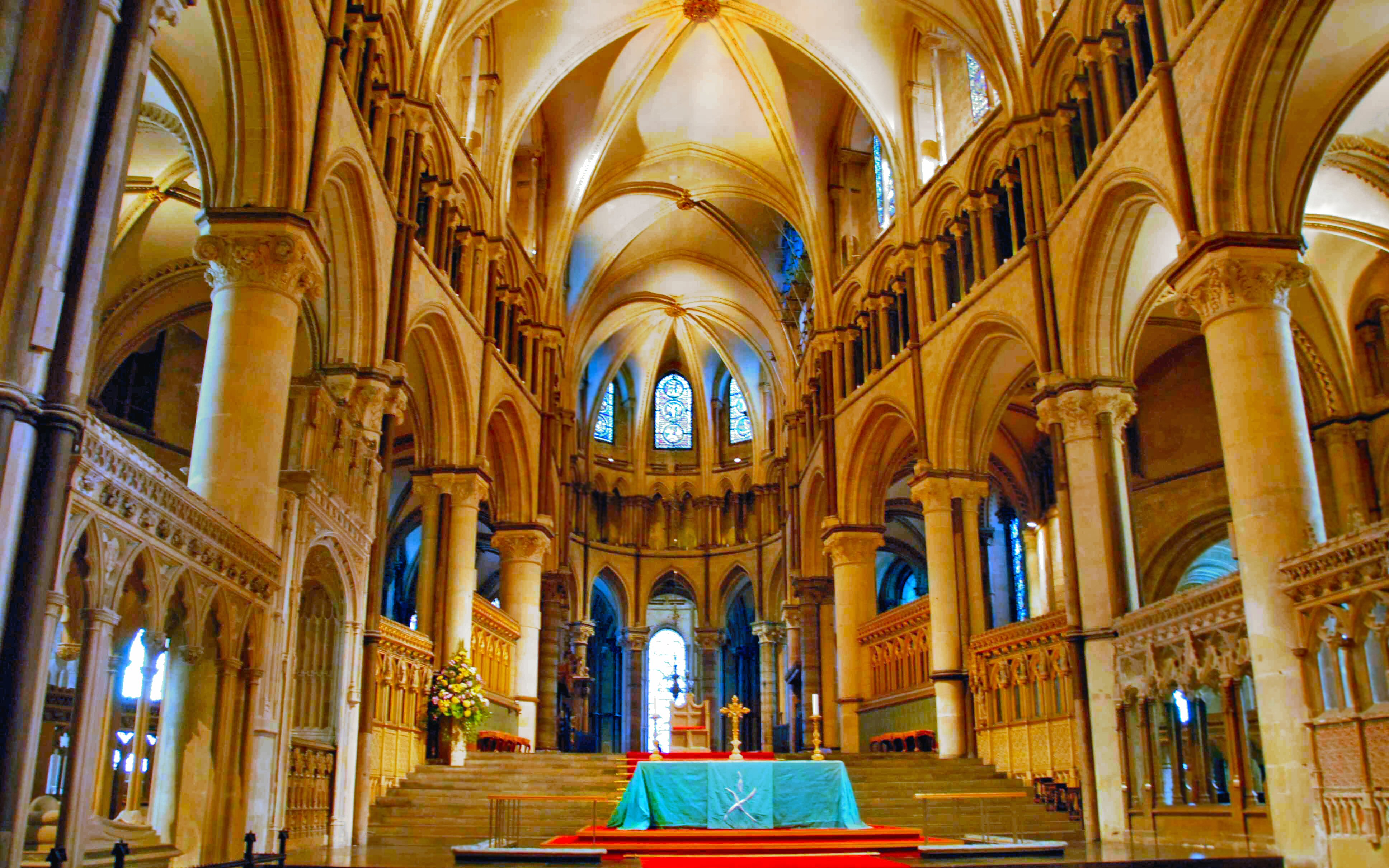 1491973 Hintergrundbild herunterladen religiös, kathedrale von canterbury, die architektur, kathedrale - Bildschirmschoner und Bilder kostenlos