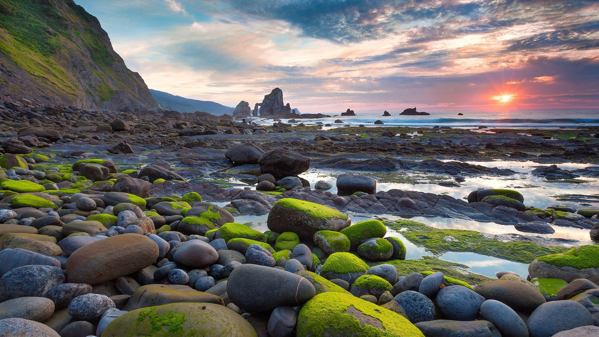 Download mobile wallpaper Rock, Earth, Seascape for free.