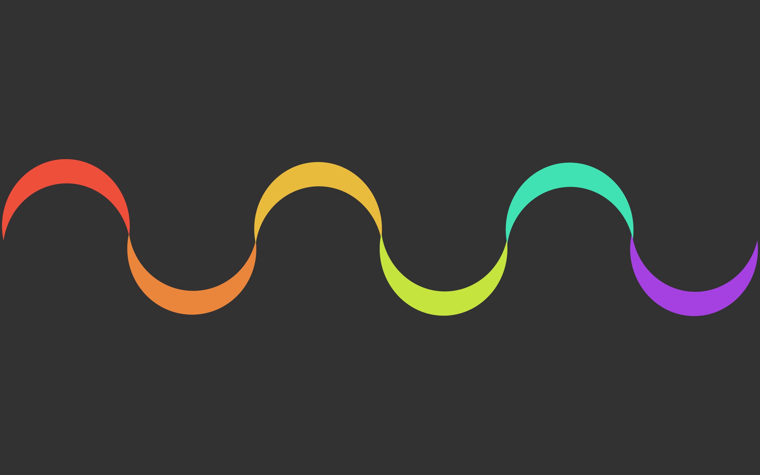 Download mobile wallpaper Wave, Motley, Multicolored, Lines, Vector for free.