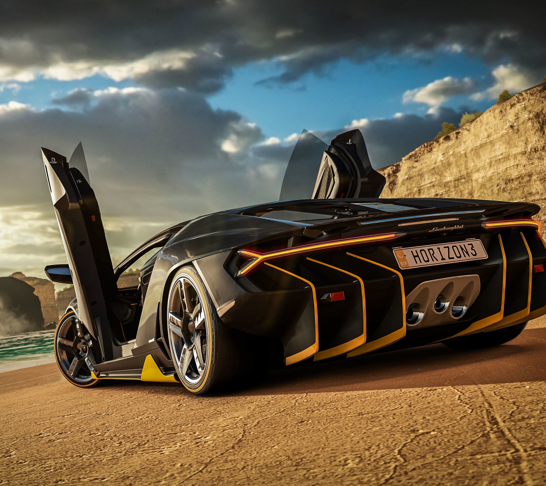 Baixe gratuitamente a imagem Lamborghini, Videogame, Lamborghini Centenario, Forza Horizon 3 na área de trabalho do seu PC