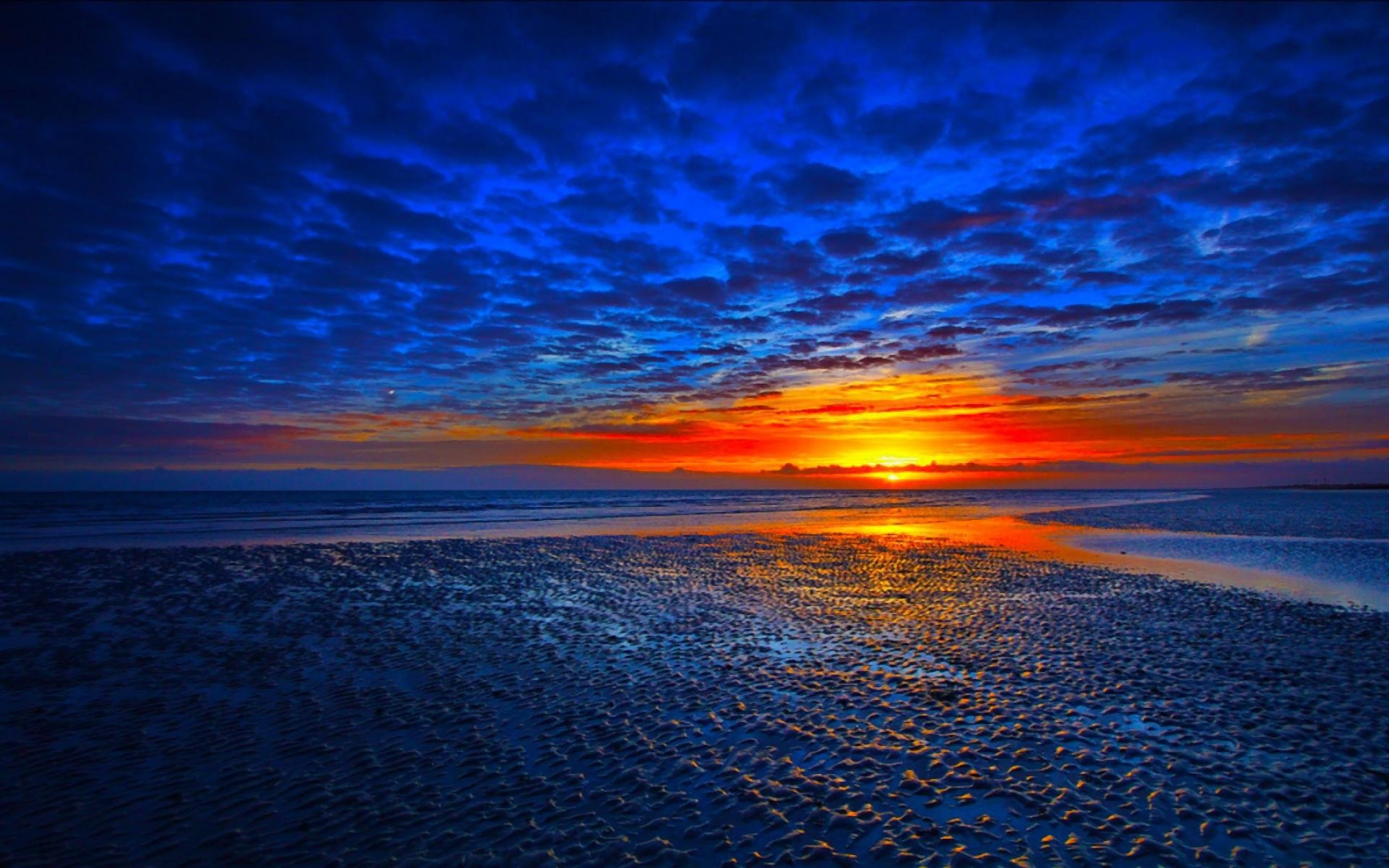 Free download wallpaper Sunset, Sea, Beach, Ocean, Earth on your PC desktop