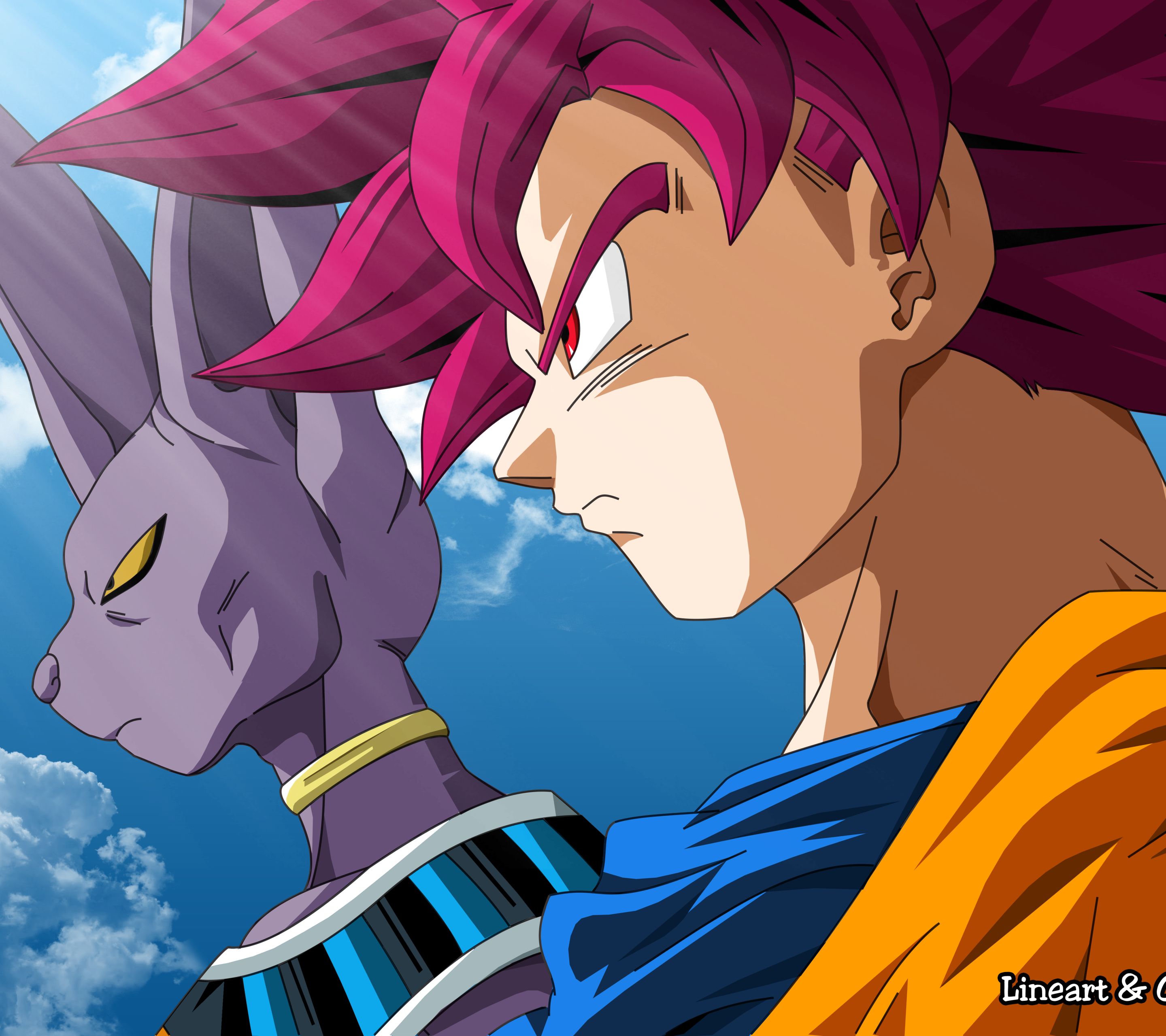 Free download wallpaper Anime, Dragon Ball, Goku, Beerus (Dragon Ball), Dragon Ball Super on your PC desktop