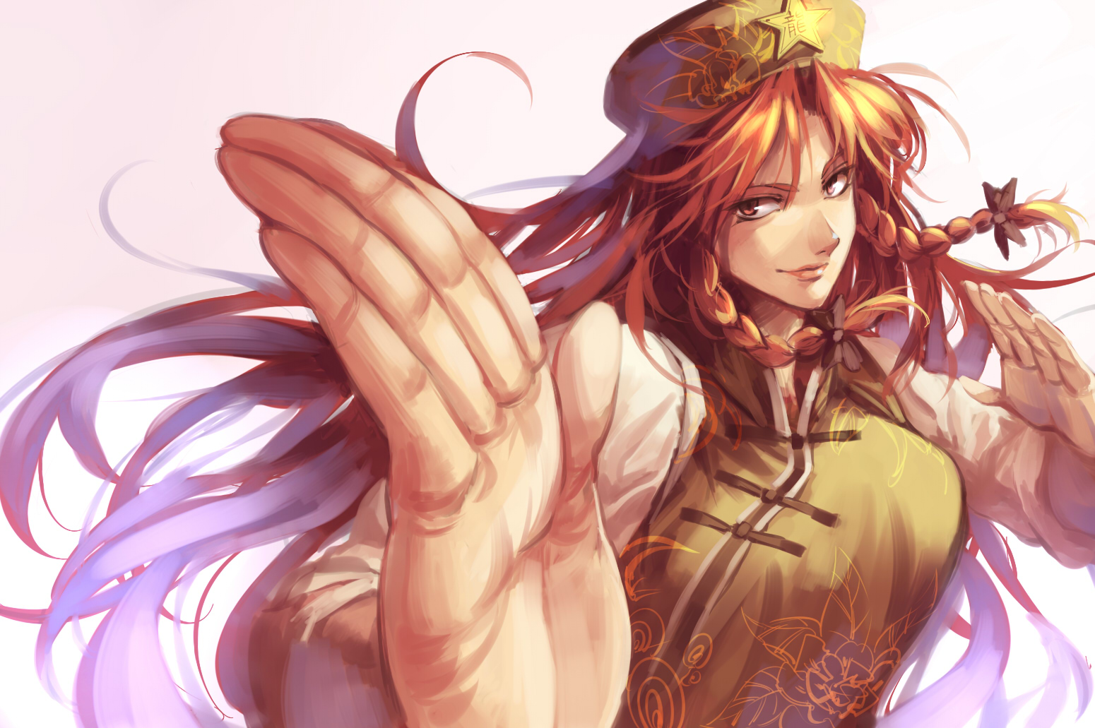 Free download wallpaper Anime, Touhou, Hong Meiling on your PC desktop
