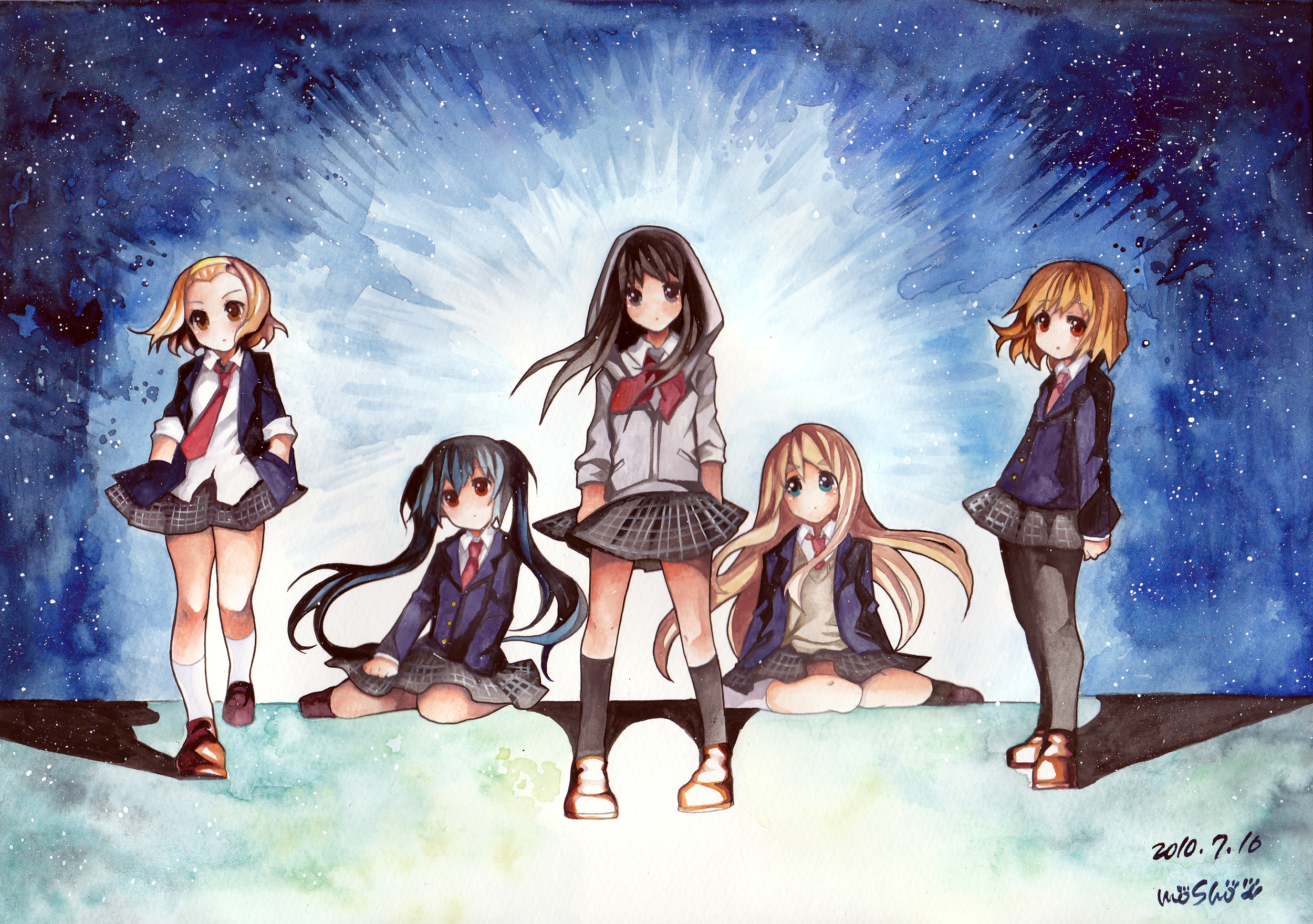 Laden Sie das Animes, Mio Akiyama, K On!, Azusa Nakano, Ritsu Tainaka, Tsumugi Kotobuki, Yui Hirasawa-Bild kostenlos auf Ihren PC-Desktop herunter