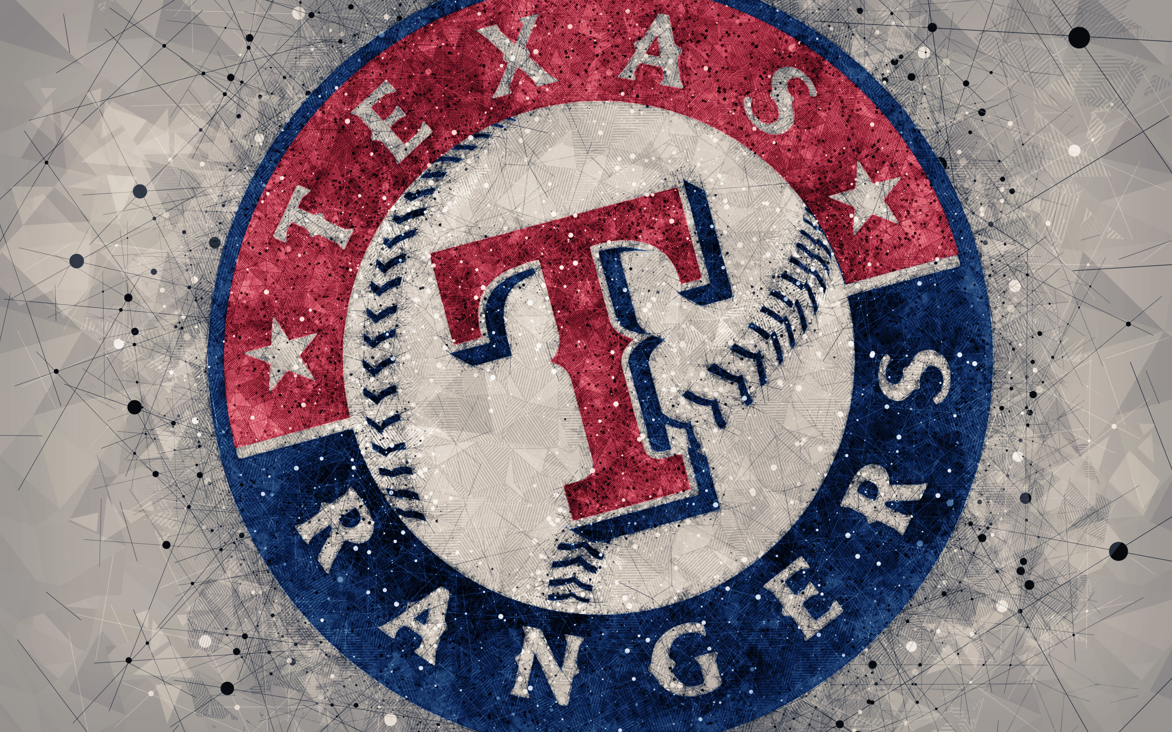 453491 Hintergrundbild herunterladen sport, texas rangers, baseball, logo, mlb - Bildschirmschoner und Bilder kostenlos