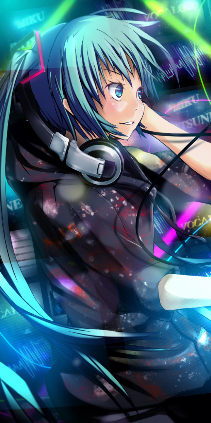 Download mobile wallpaper Anime, Dj, Vocaloid, Hatsune Miku for free.