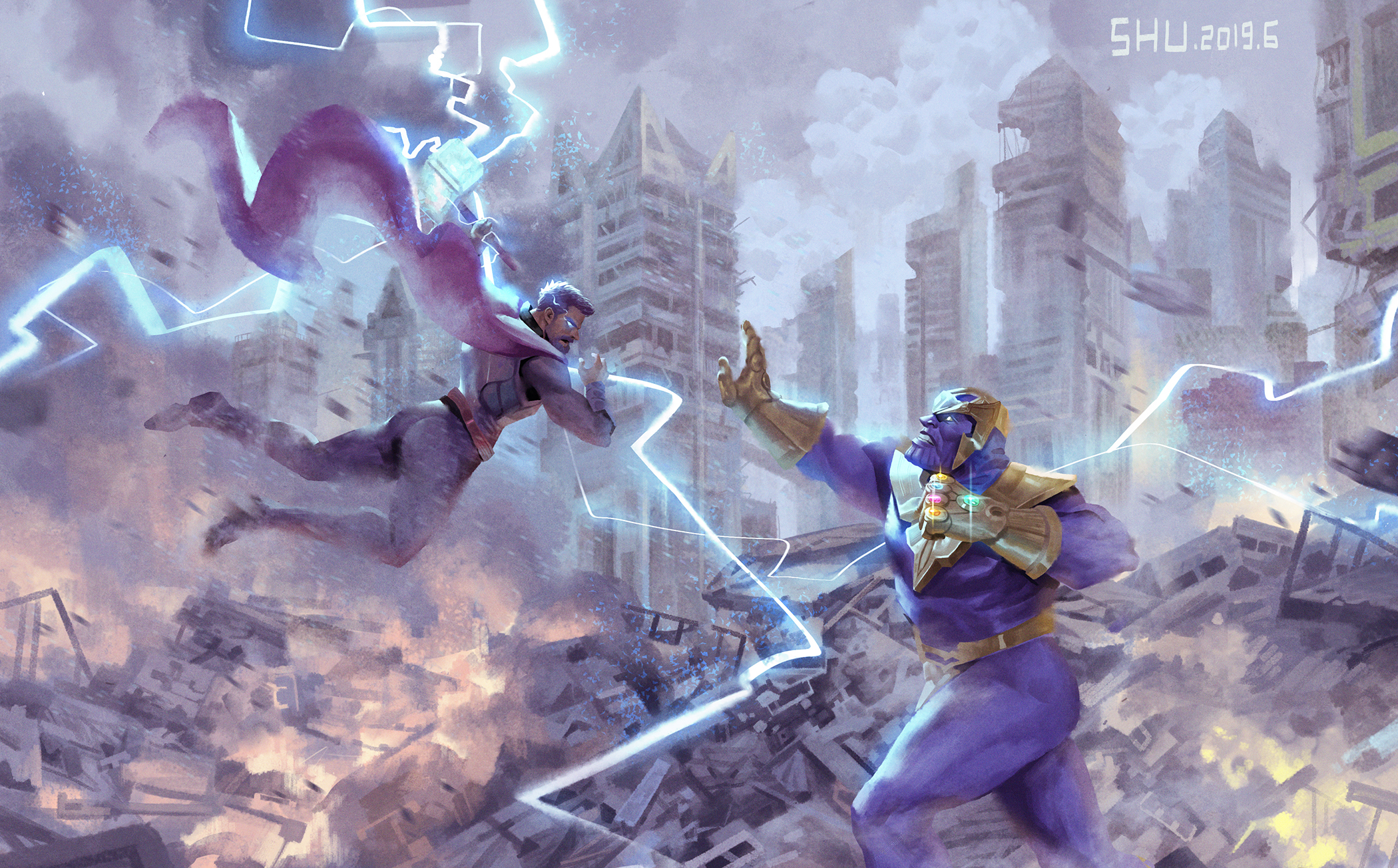 Laden Sie das Filme, Thor, Die Rächer, Thanos, Avengers: Endgame-Bild kostenlos auf Ihren PC-Desktop herunter