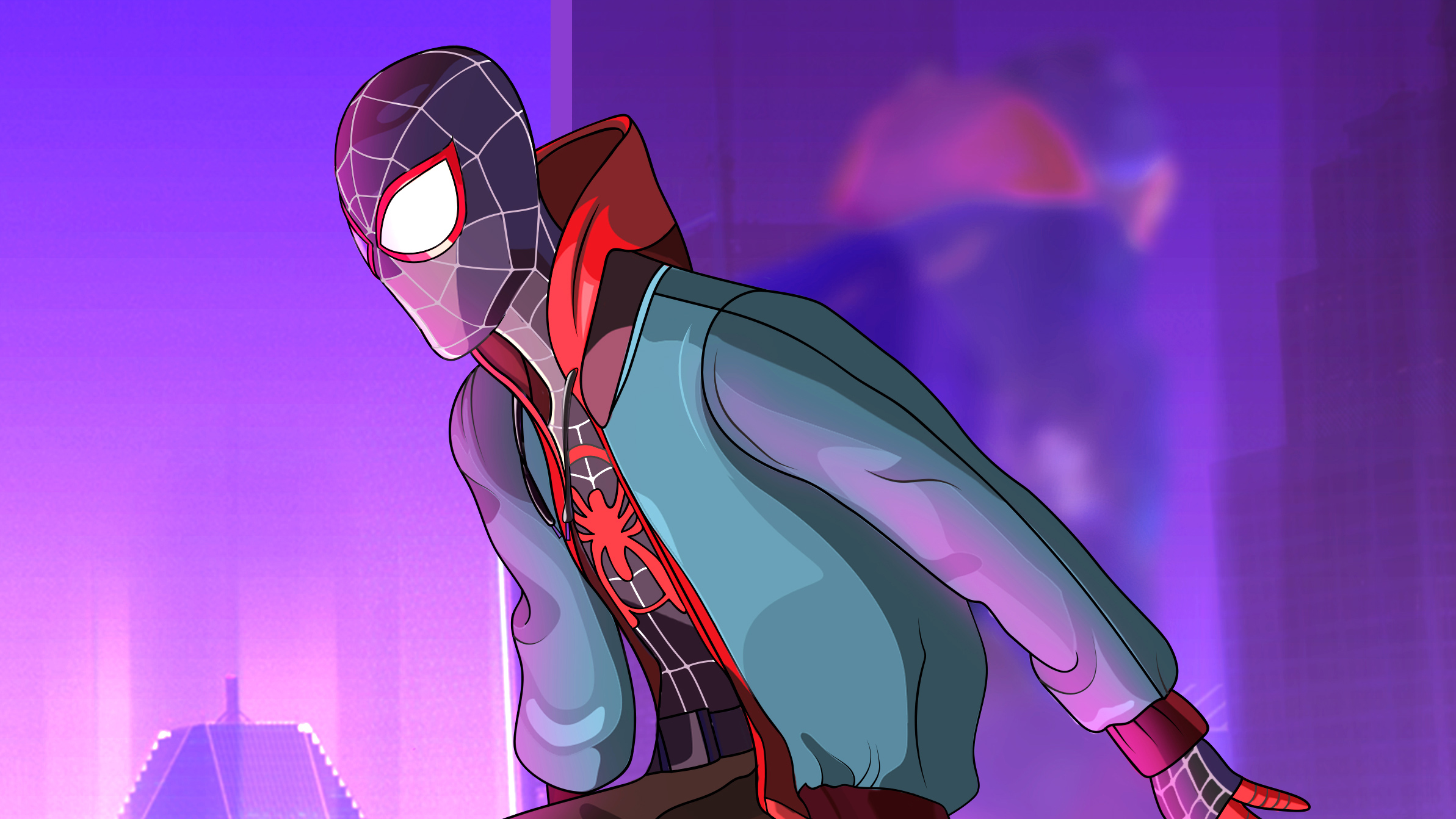 Download mobile wallpaper Spider Man, Movie, Miles Morales, Spider Man: Into The Spider Verse for free.