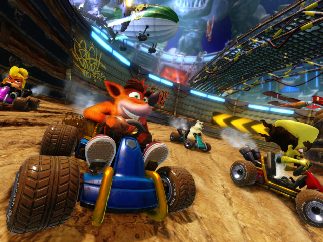 Laden Sie das Computerspiele, Crash Bandicoot, Crash Team Racing-Bild kostenlos auf Ihren PC-Desktop herunter