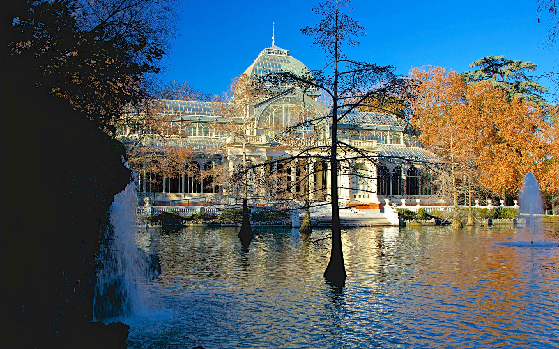 Download mobile wallpaper Man Made, Palacio De Cristal for free.