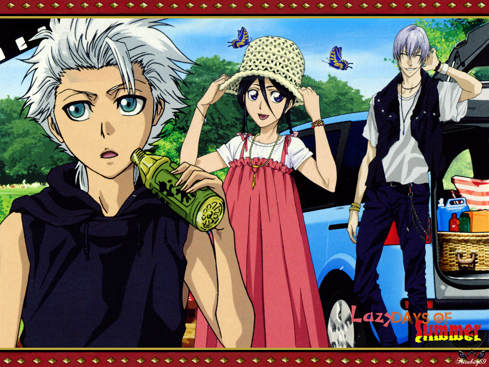 259952 Hintergrundbild herunterladen animes, bleach, gin ichimaru, rukia kuchiki, tōshirō hitsugaya - Bildschirmschoner und Bilder kostenlos