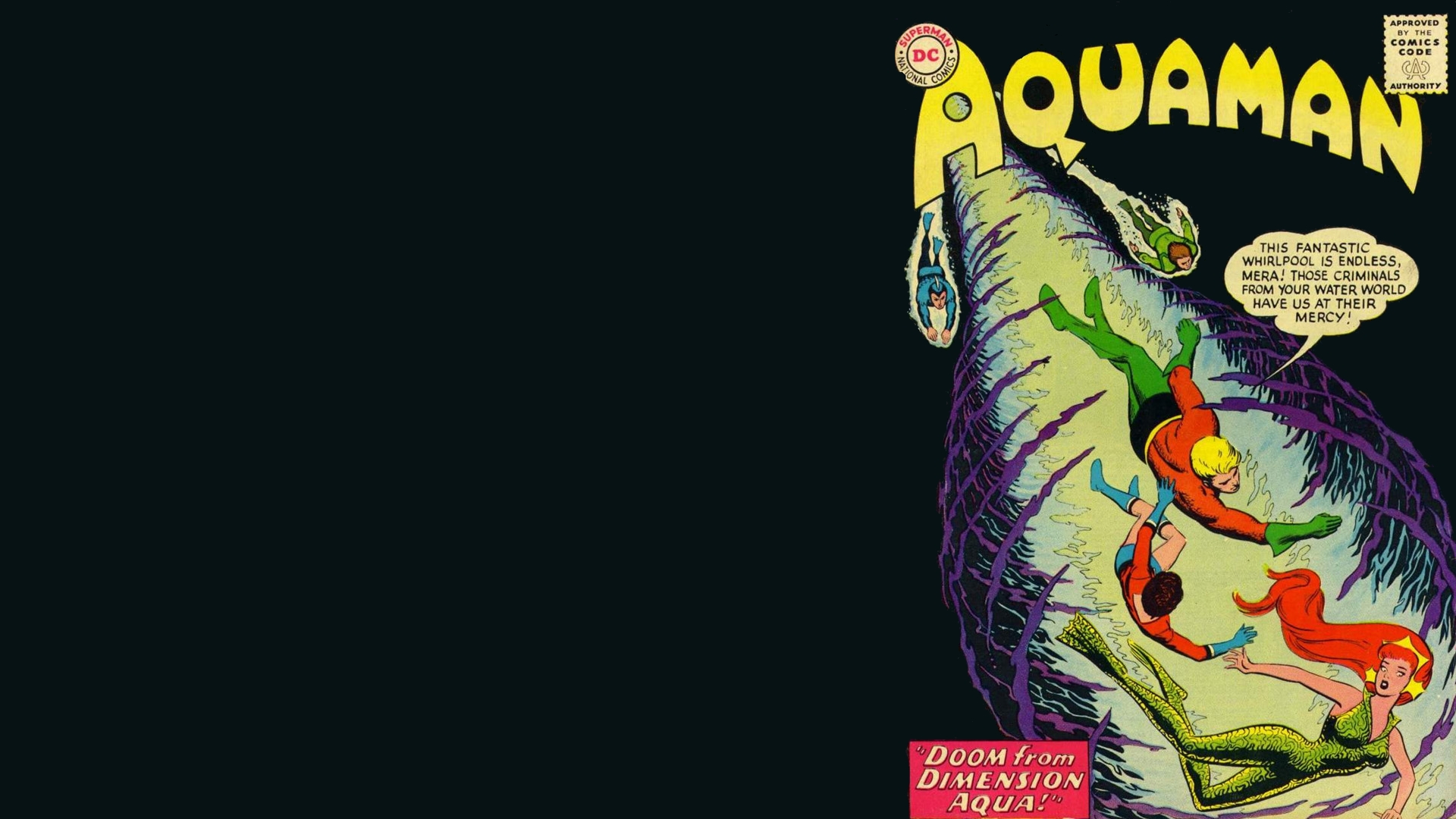 Baixar papel de parede para celular de História Em Quadrinhos, Aquaman, Mera (Dc Comics) gratuito.