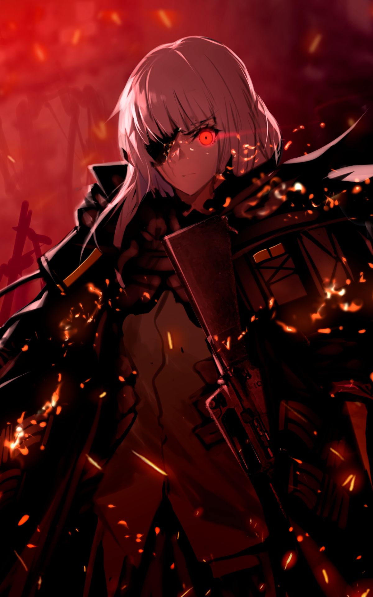 Baixar papel de parede para celular de Videogame, Tapa Olho, Girls' Frontline, M16A1 (Girls Frontline) gratuito.