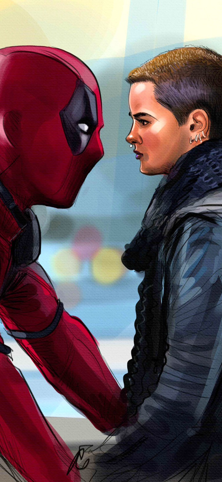 1380173 Hintergrundbild herunterladen comics, deadpool, negasonic teenager sprengkopf - Bildschirmschoner und Bilder kostenlos