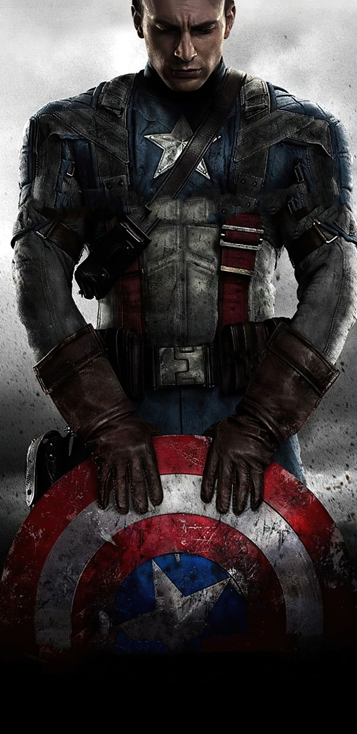 Download mobile wallpaper Captain America, Chris Evans, Movie, Captain America: The First Avenger, Steve Rogers for free.