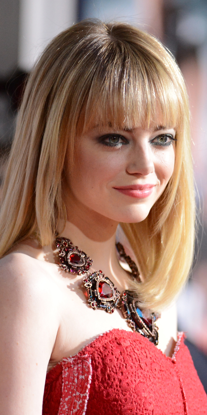 Download mobile wallpaper Emma Stone, Blonde, American, Celebrity, Actress for free.
