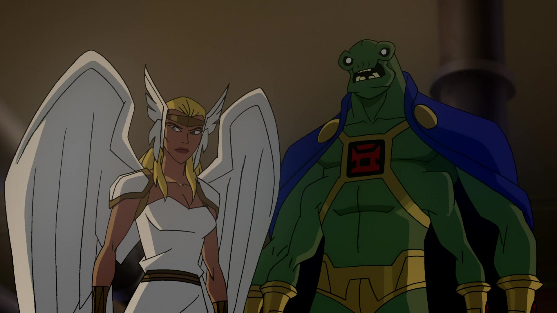 movie, justice league: crisis on two earths, angelique (dc comics), j'edd j'arkus (dc comics)