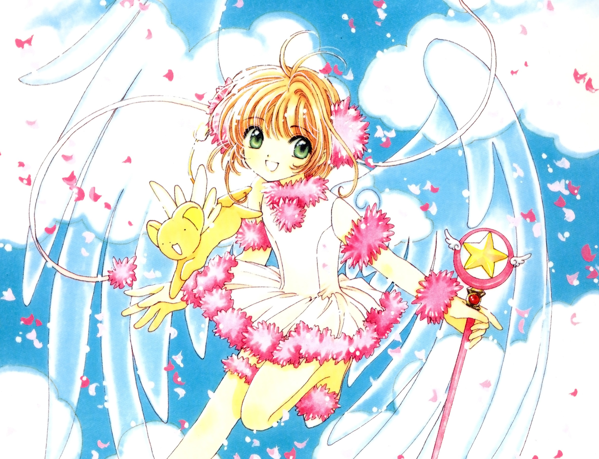 Téléchargez gratuitement l'image Animé, Sakura Chasseuse De Cartes, Sakura Kinomoto, Keroberos (Card Captor Sakura) sur le bureau de votre PC