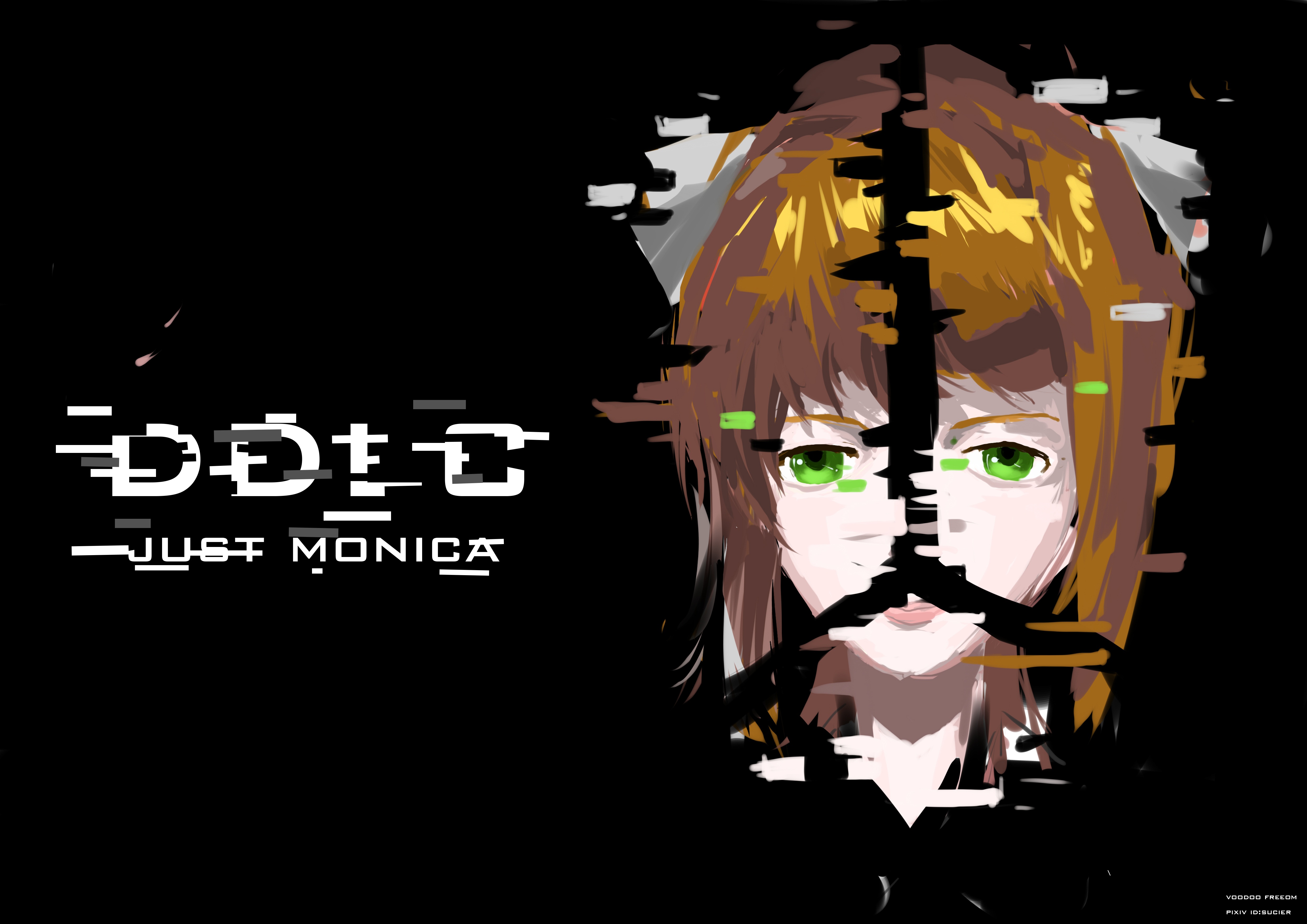 Laden Sie das Computerspiele, Monika (Doki Doki Literaturclub!), Doki Doki Literature Club!-Bild kostenlos auf Ihren PC-Desktop herunter