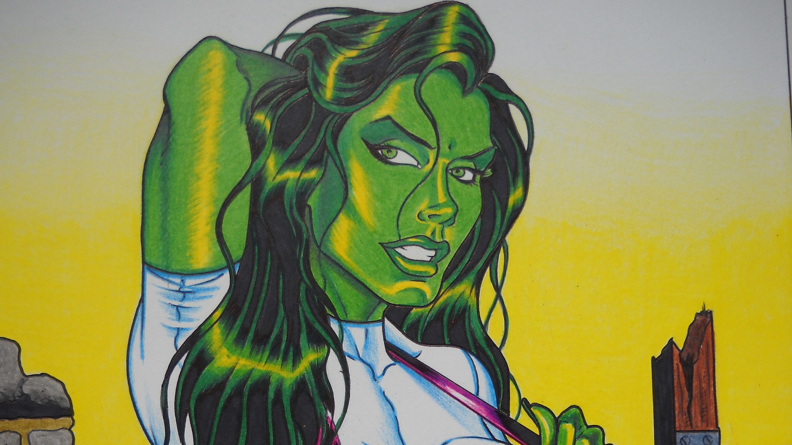 Téléchargez des papiers peints mobile Bande Dessinées, Miss Hulk gratuitement.