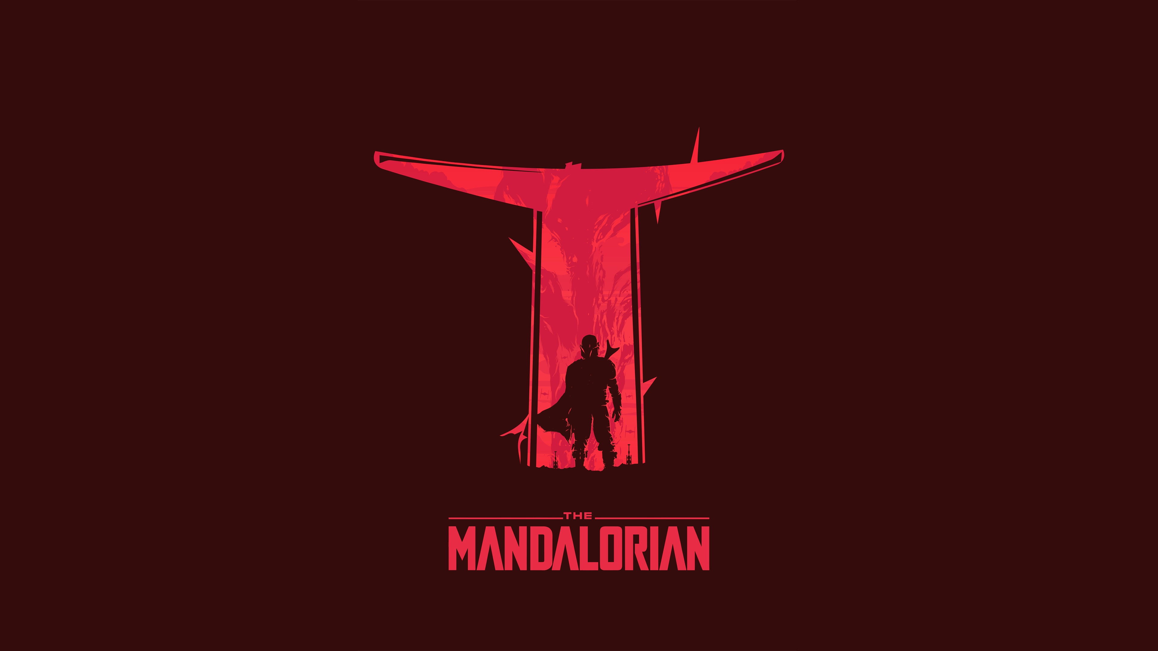 Laden Sie das Minimalistisch, Fernsehserien, Krieg Der Sterne, The Mandalorian, Der Mandalorianer (Charakter)-Bild kostenlos auf Ihren PC-Desktop herunter