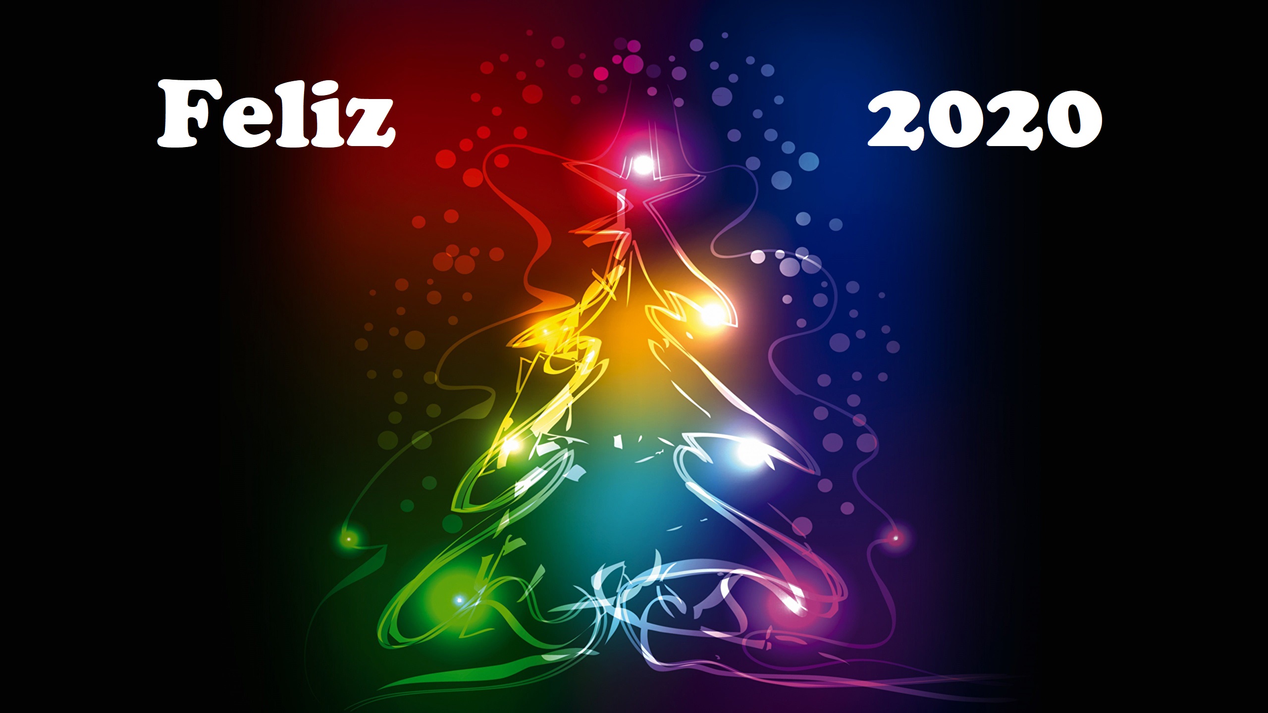 無料モバイル壁紙クリスマスツリー, ホリデー, 2020年新年をダウンロードします。