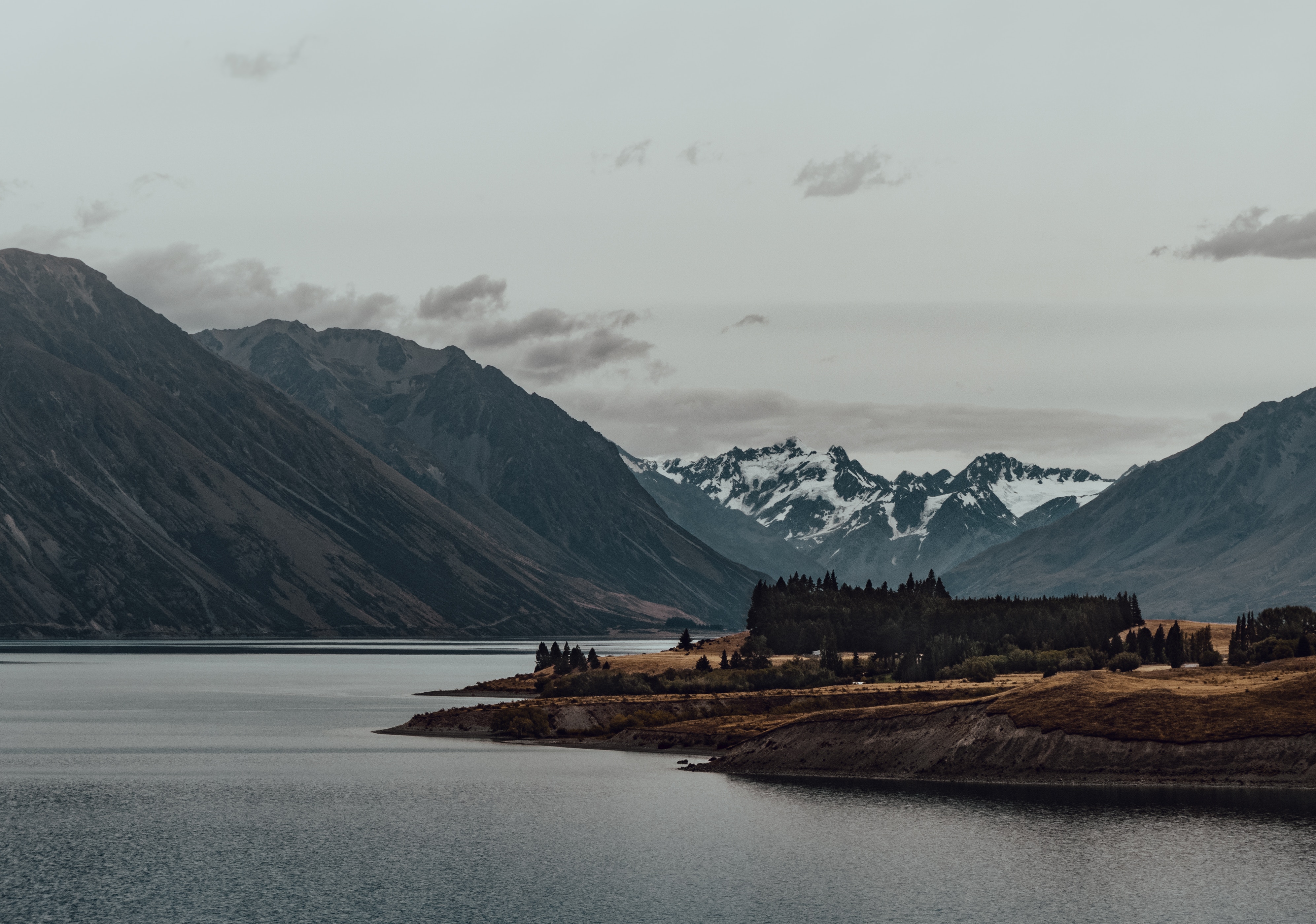 Descarga gratis la imagen Naturaleza, Montañas, Lago, Niebla en el escritorio de tu PC