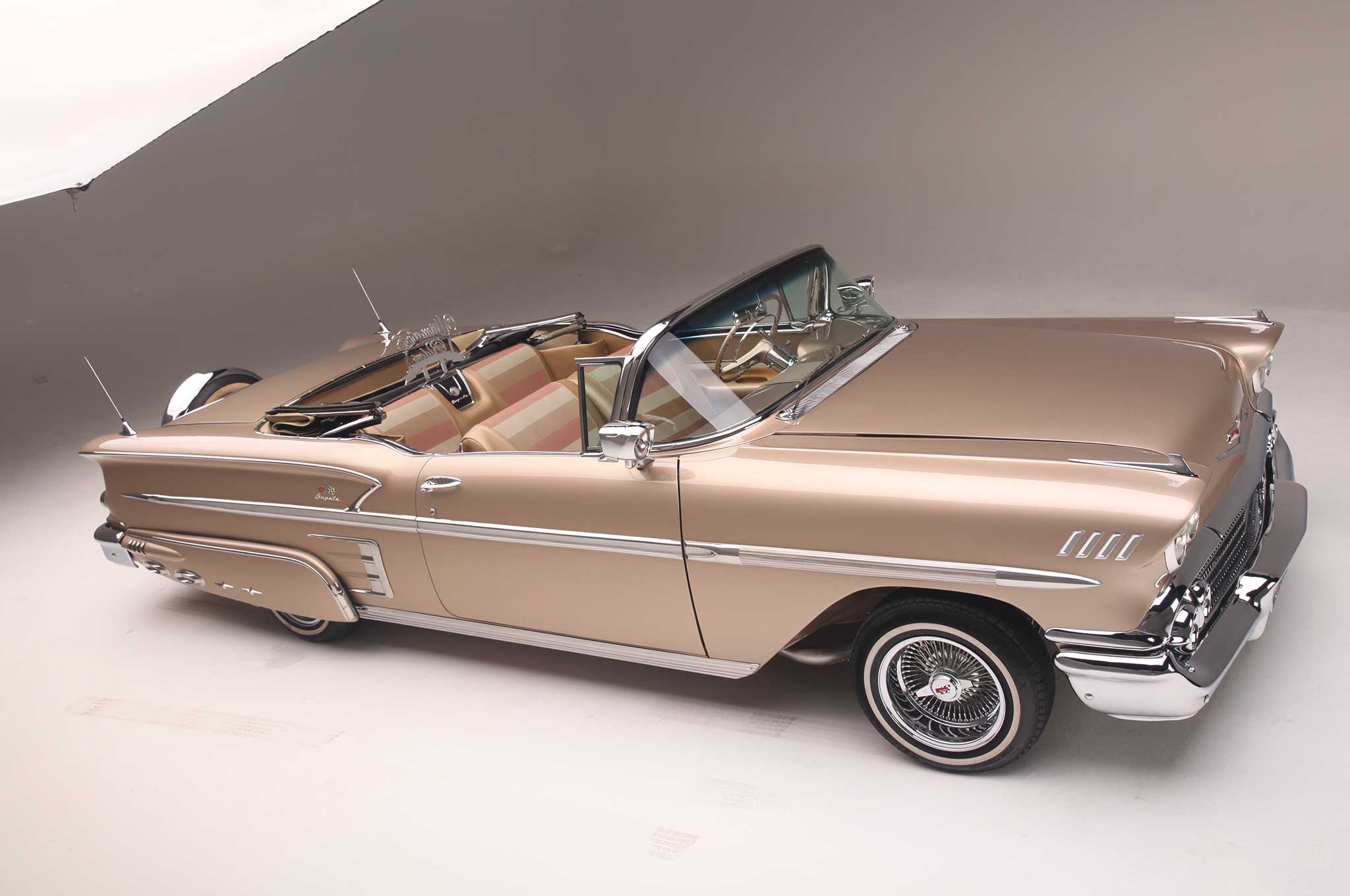 Téléchargez des papiers peints mobile Voiture Musclée, Lowrider, Chevrolet Impala, Véhicules, Chevrolet Impala 1958 gratuitement.