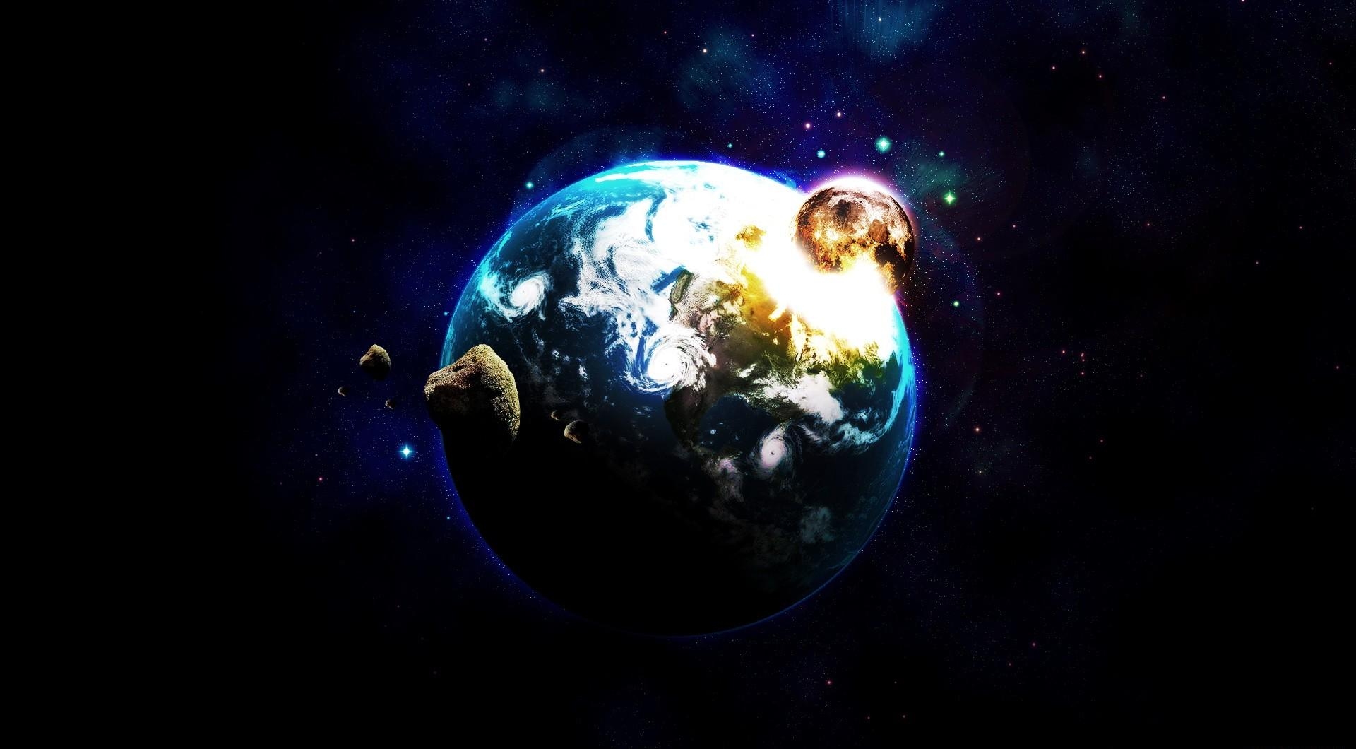154385 Hintergrundbild herunterladen asteroiden, planets, universum, sterne, wirbel, vortex - Bildschirmschoner und Bilder kostenlos
