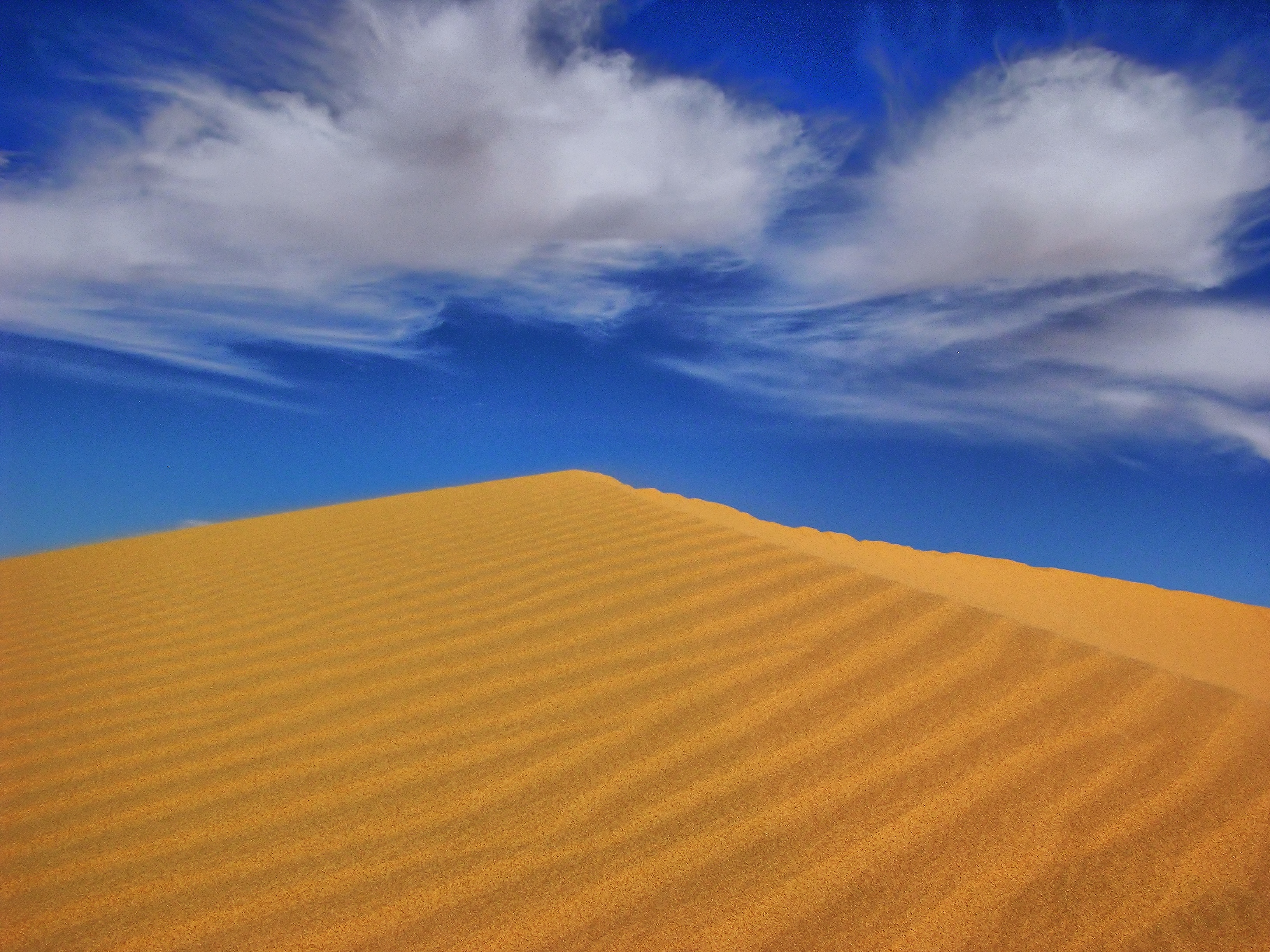 無料モバイル壁紙風景, 青い, 地球, 砂丘, サハラ, アフリカ, 空, 荒野, 砂, クラウドをダウンロードします。