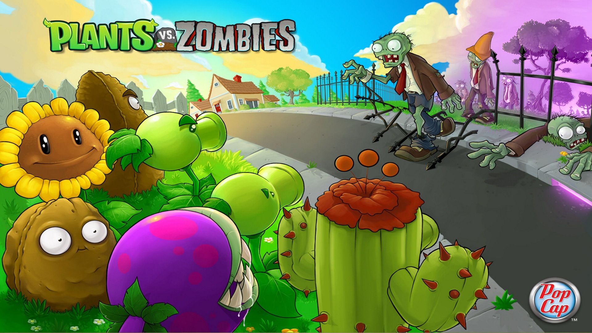 733319 Hintergrundbild herunterladen computerspiele, plants vs zombies - Bildschirmschoner und Bilder kostenlos