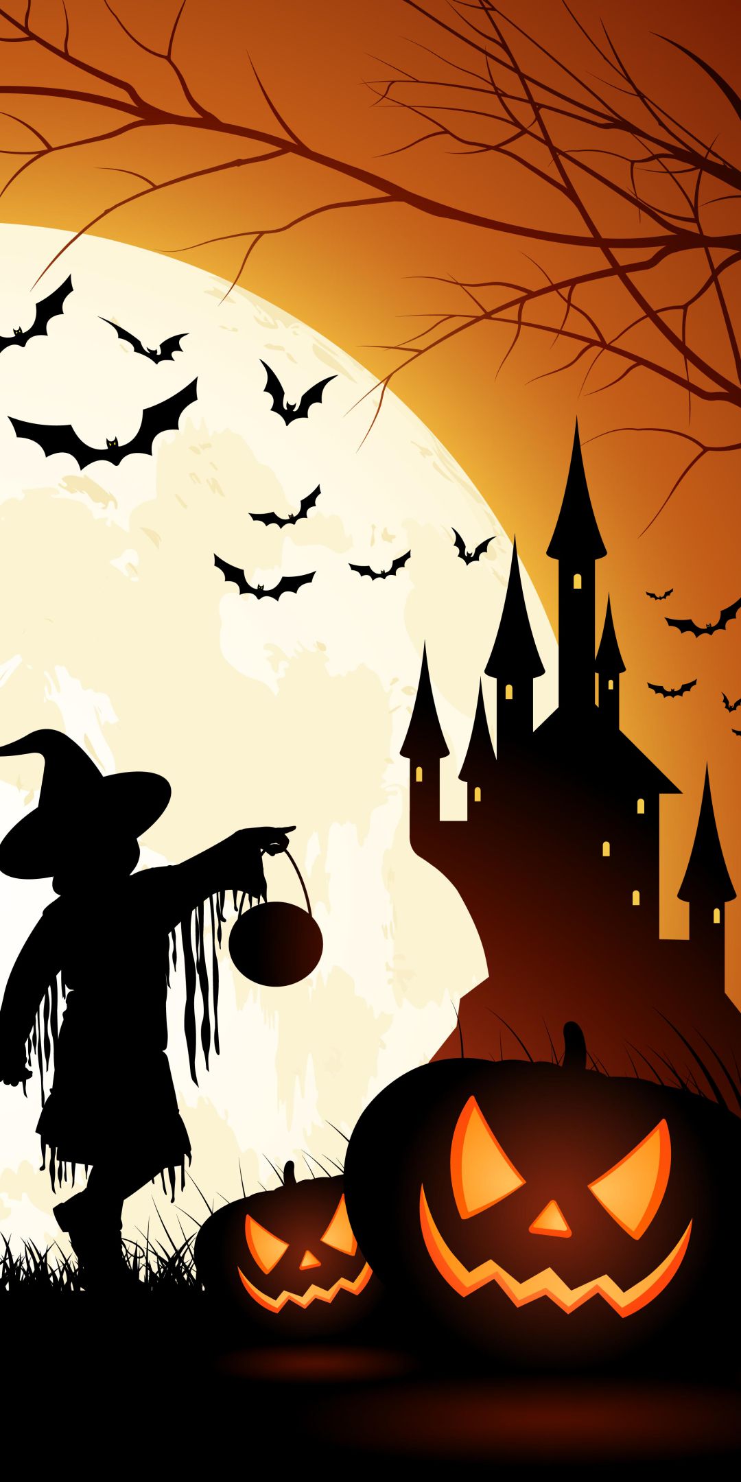 Download mobile wallpaper Halloween, Holiday, Child, Jack O' Lantern for free.